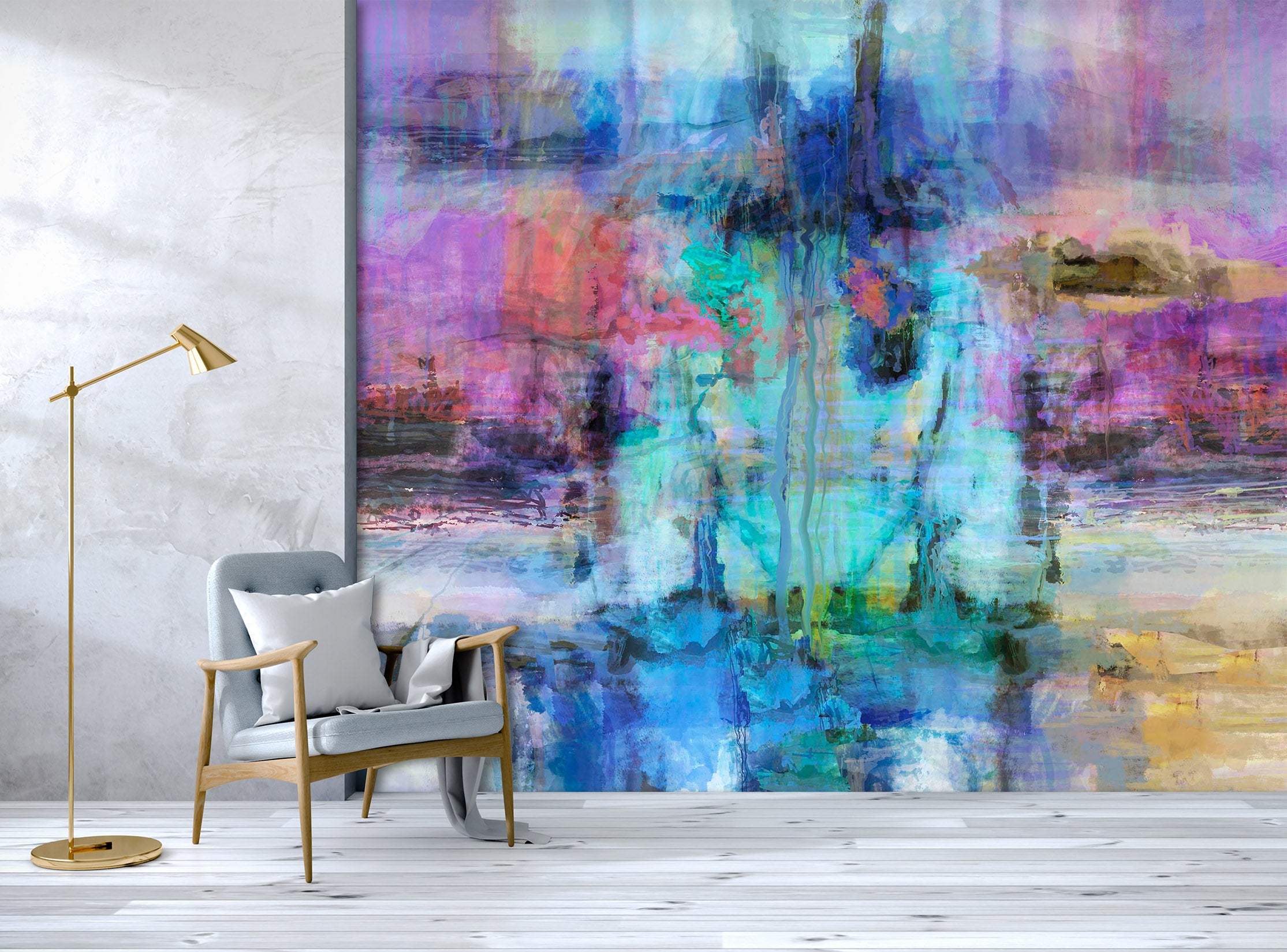 3D Painted Pattern 1520 Michael Tienhaara Wall Mural Wall Murals