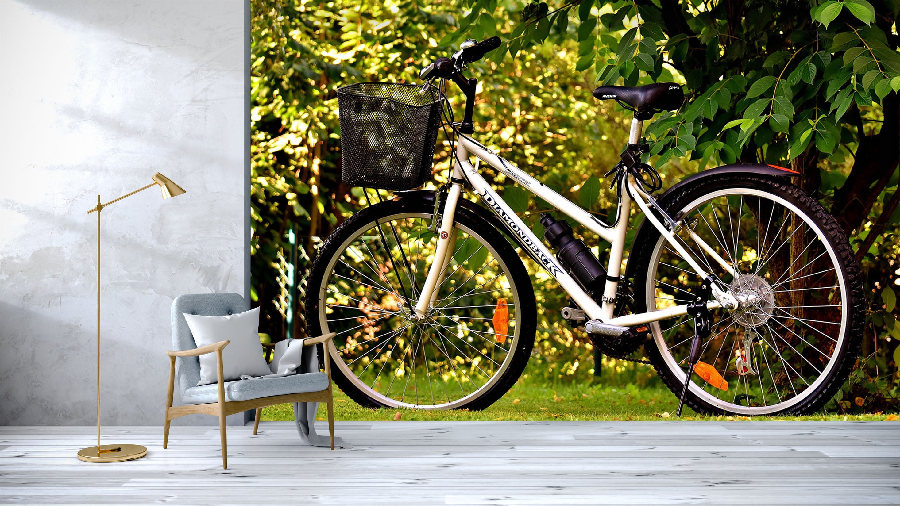 3D Bicycles Park 001 Vehicle Wall Murals