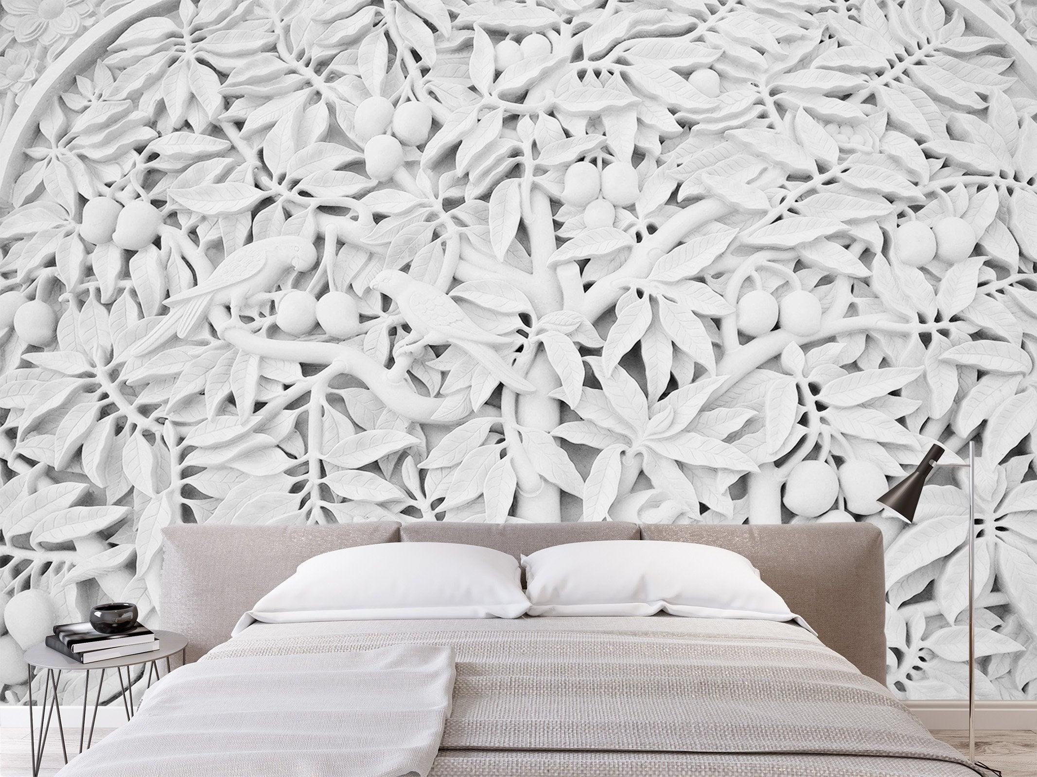 3D Fruit Bird Pattern 205 Wallpaper AJ Wallpaper