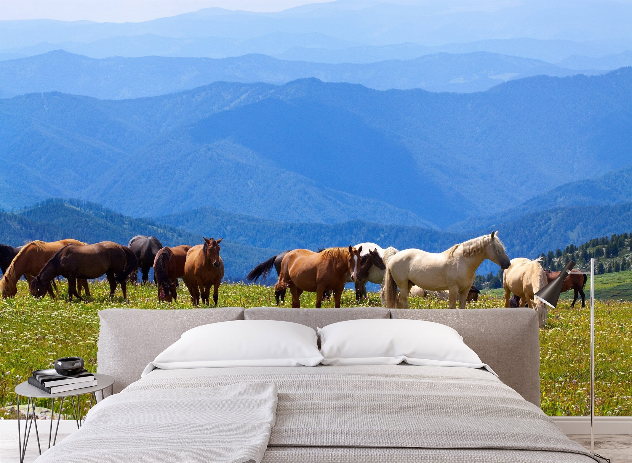 3D Mountain Horse 655 Wallpaper AJ Wallpaper