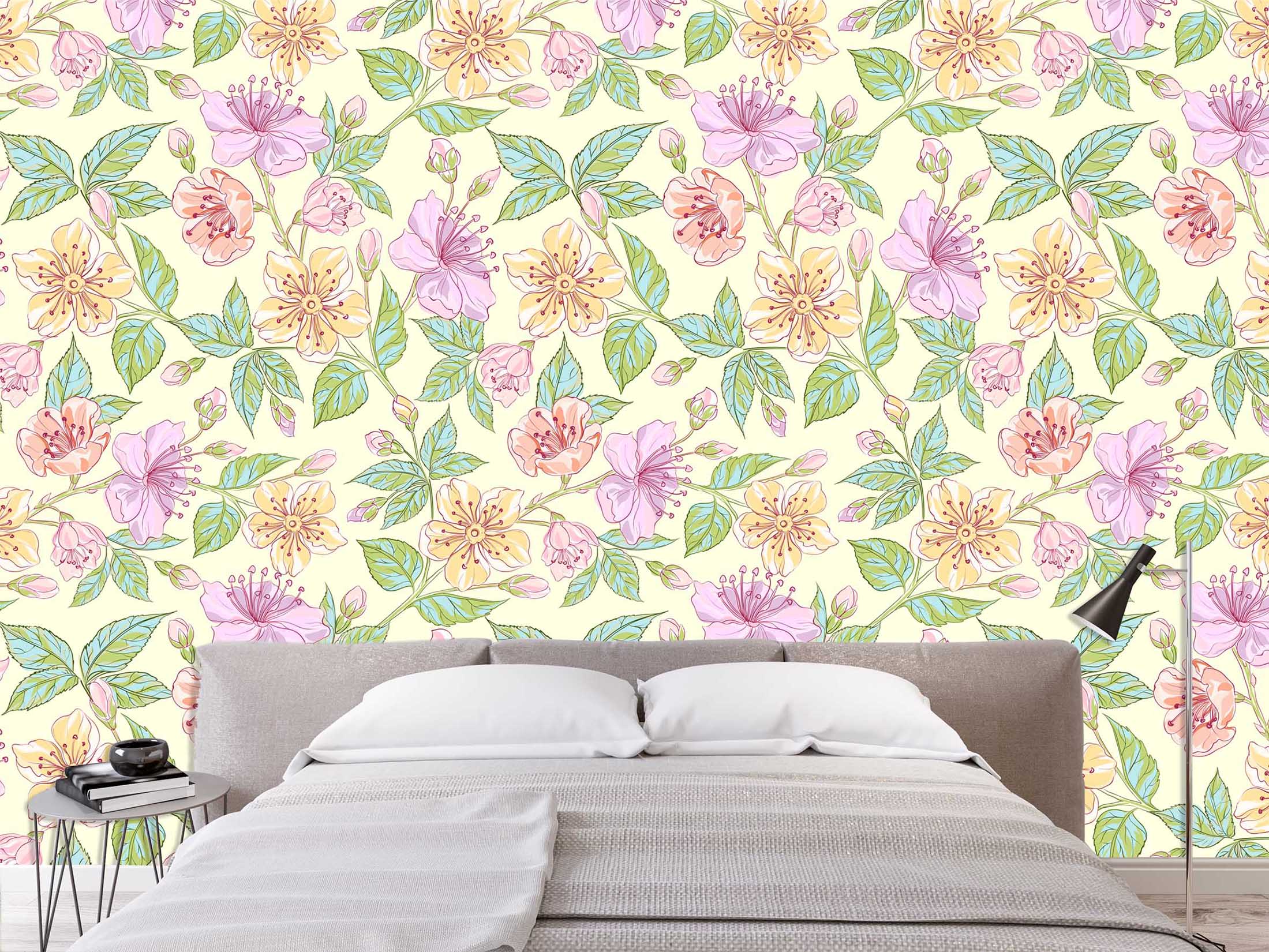 3D Purple Flowers 341