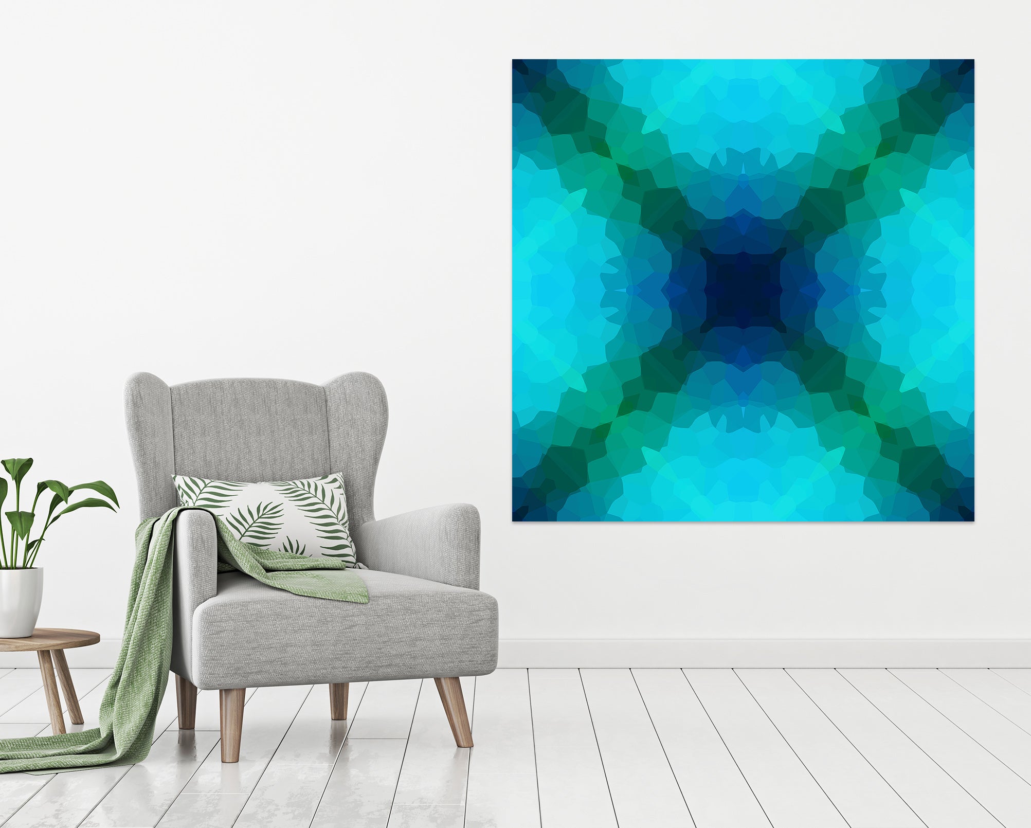 3D Shades Blue Green 71114 Shandra Smith Wall Sticker