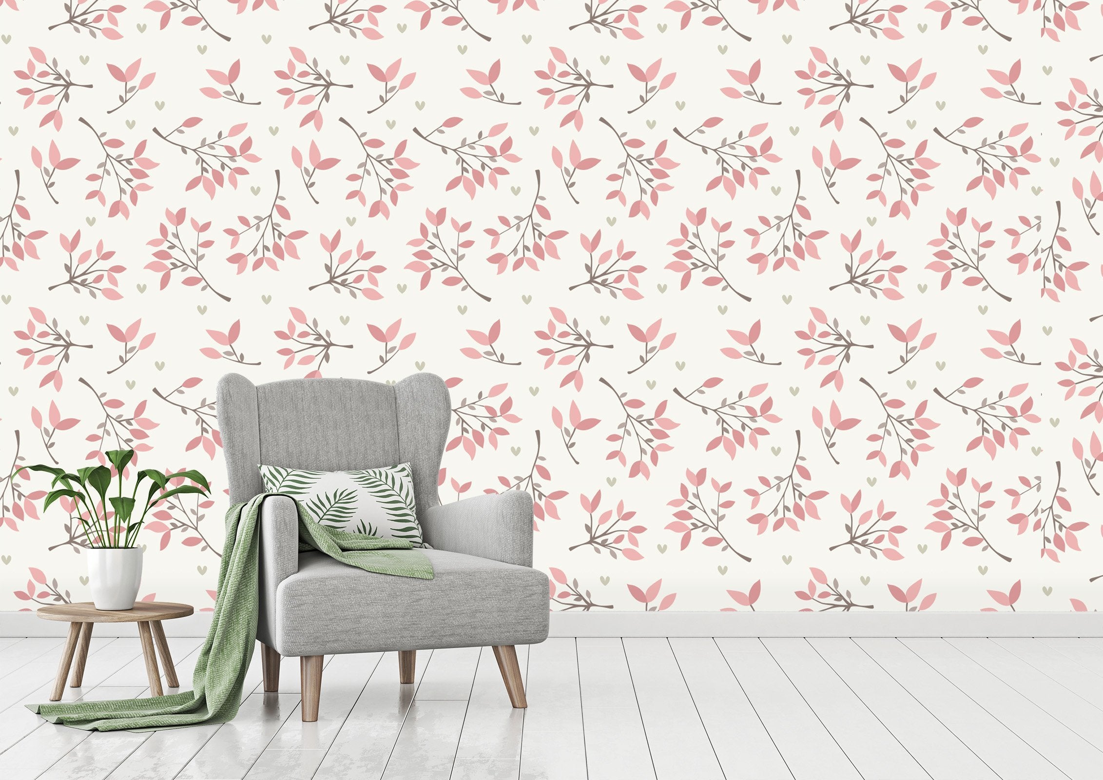 3D Red Leaves 237 Wallpaper AJ Wallpaper