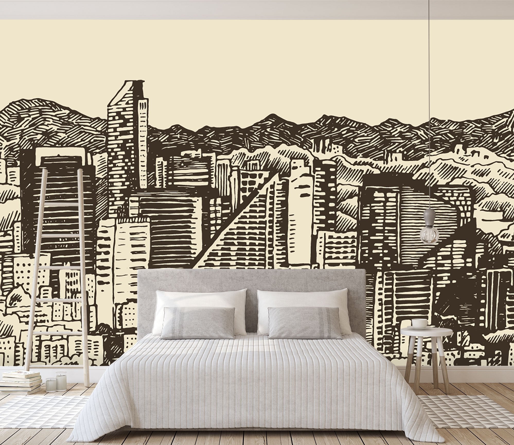 3D City Painting 027 Wallpaper AJ Wallpaper