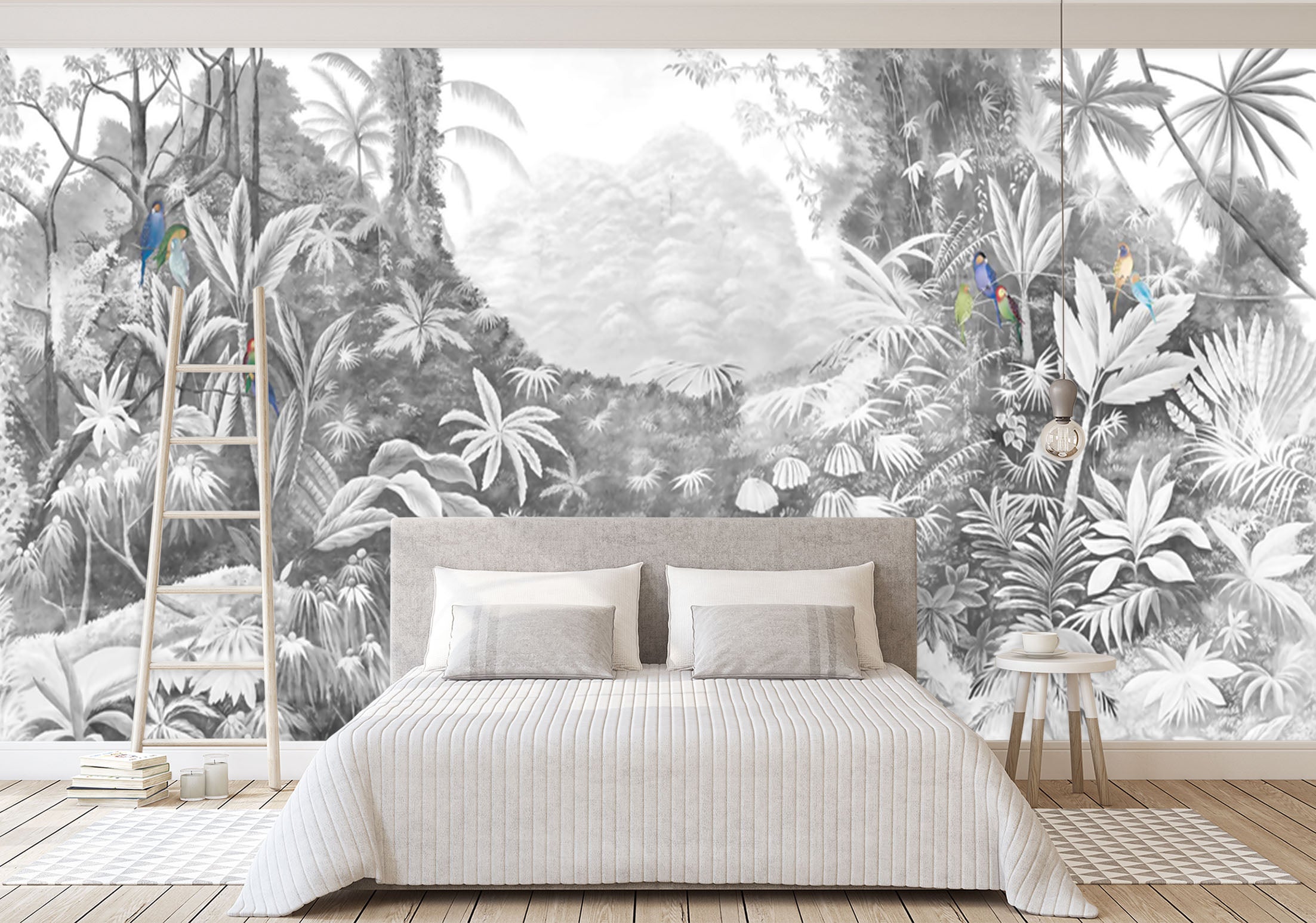 3D Parrot River 1532 Wall Murals