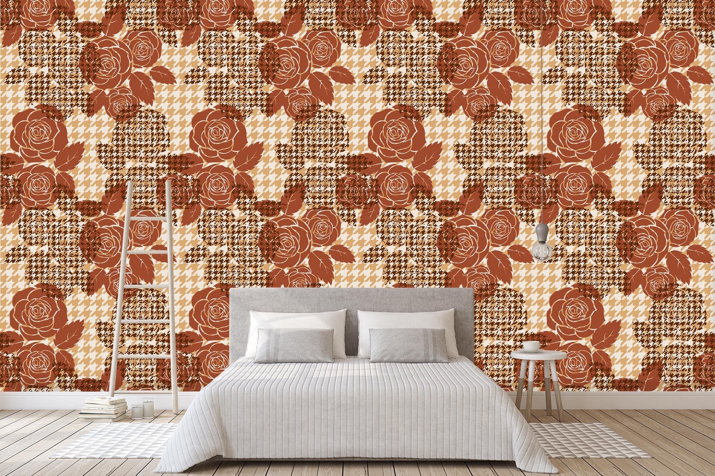 3D Flower Pattern Stitching 314 Wallpaper AJ Wallpaper
