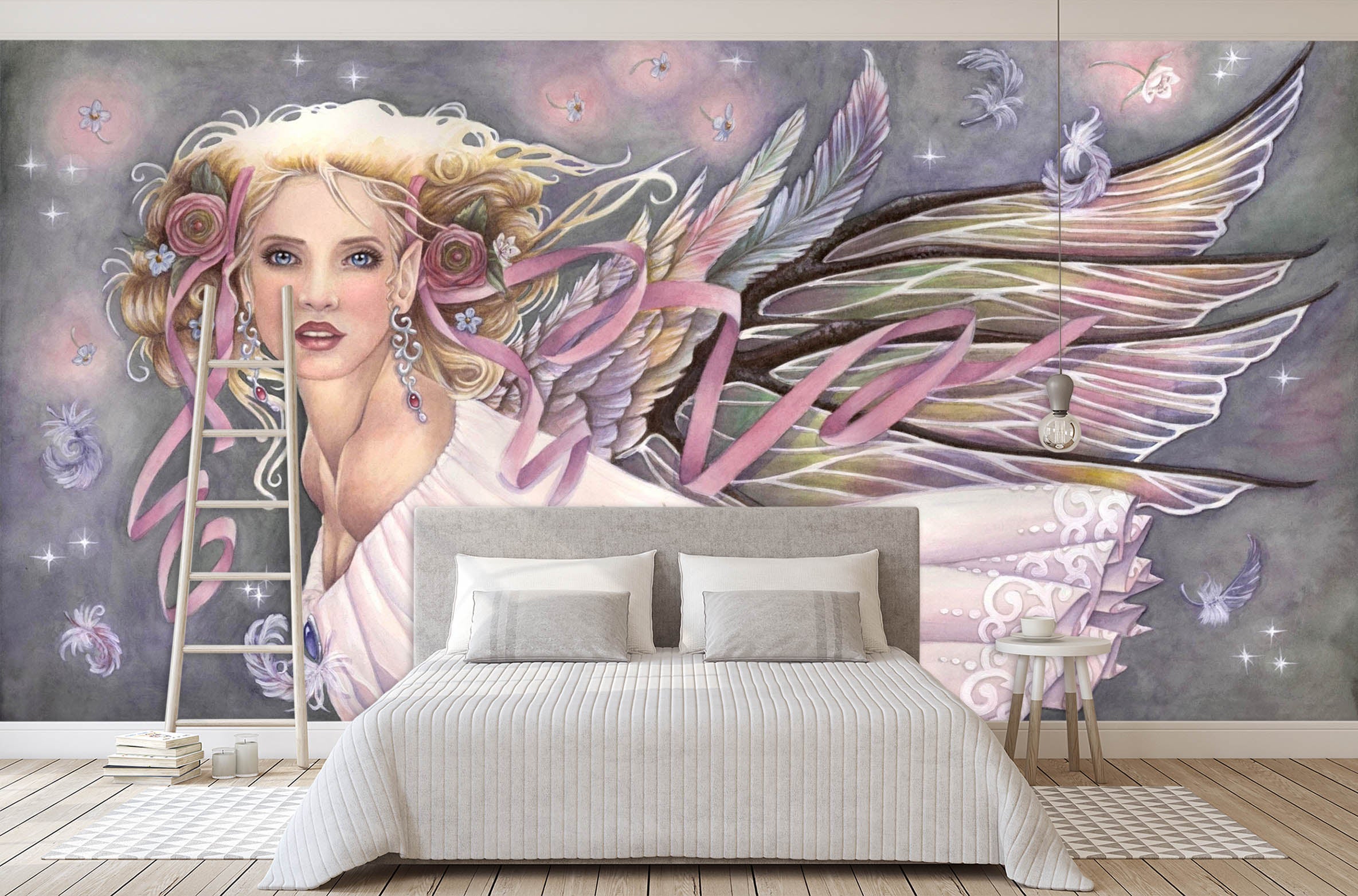 3D Angel Goddess 8751 Brigid Ashwood Wall Mural Wall Murals