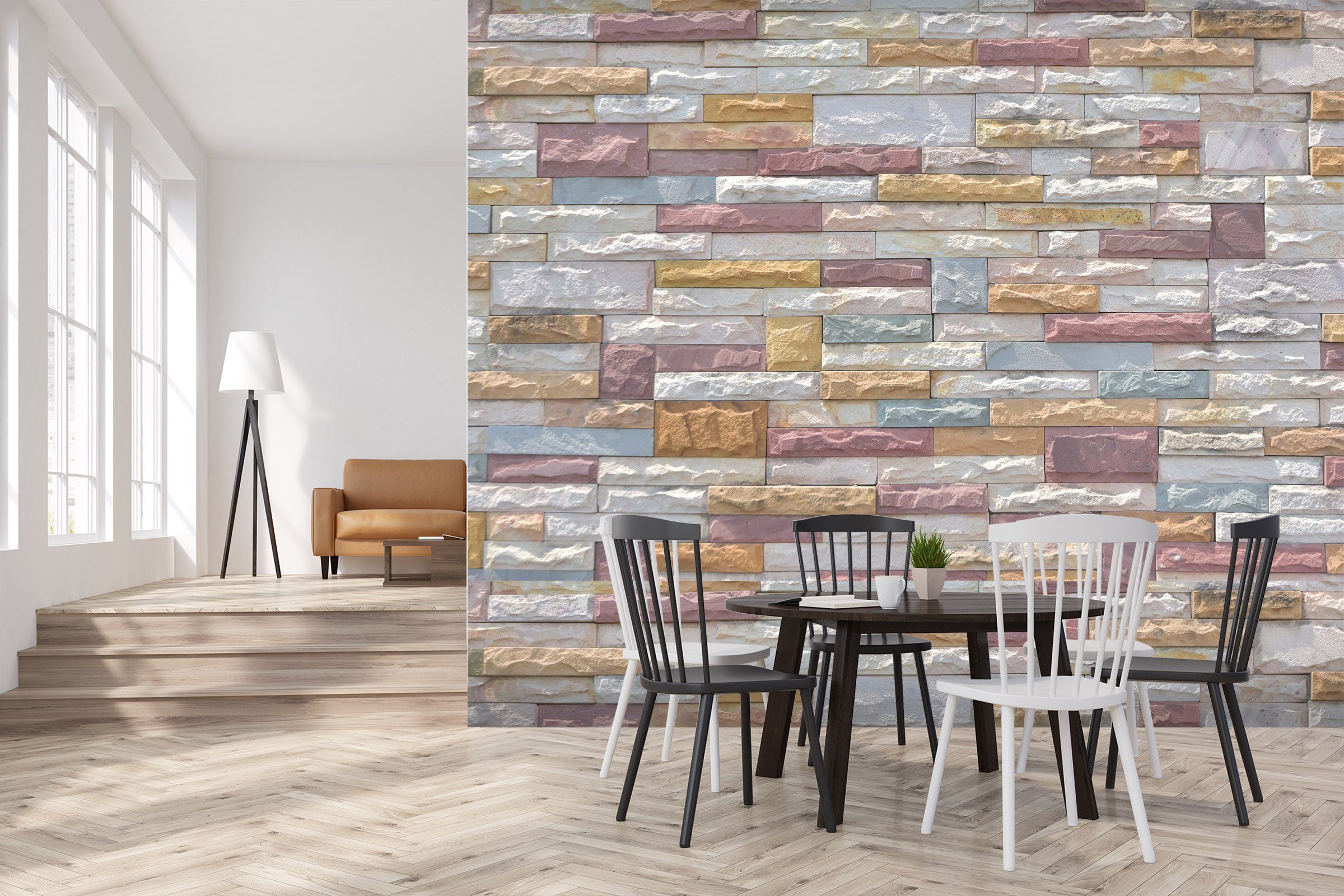 3D Color Bump Wall 70 Wall Murals