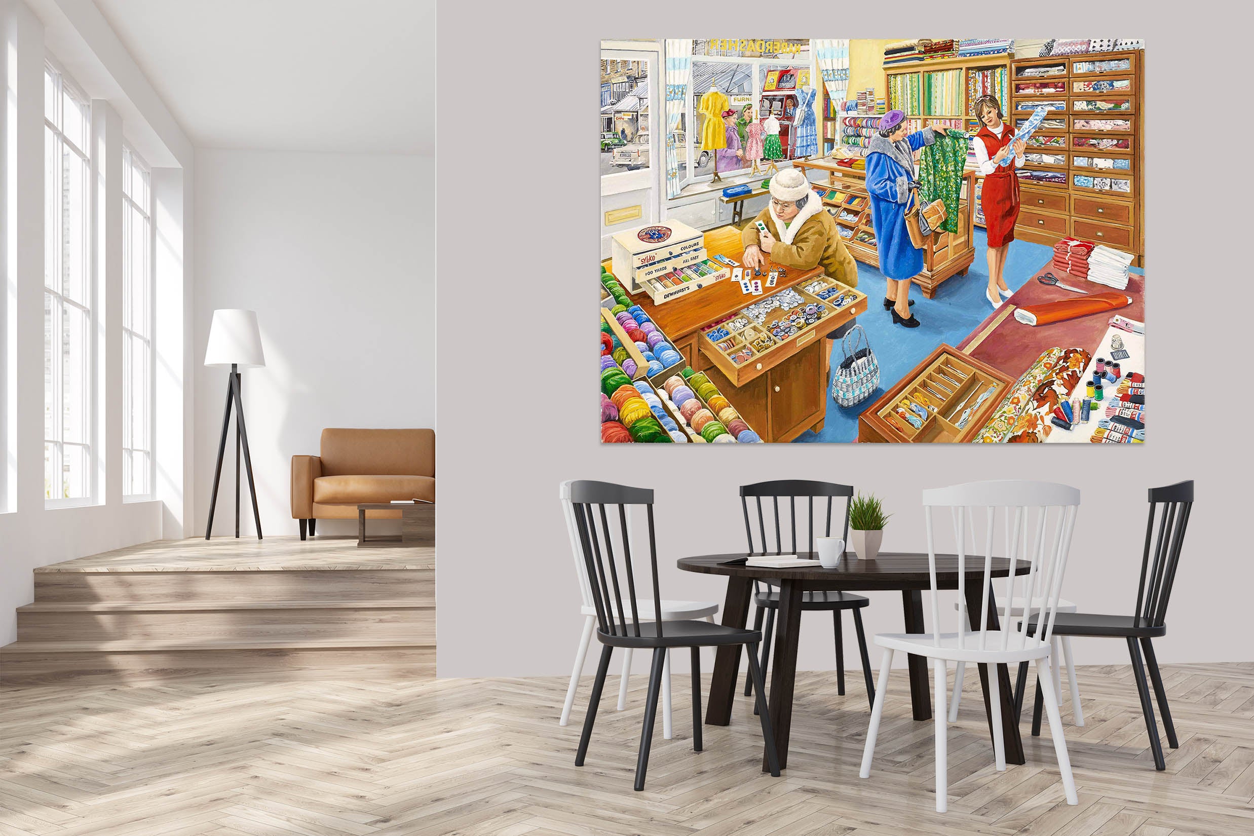 3D The Haberdasher 070 Trevor Mitchell Wall Sticker