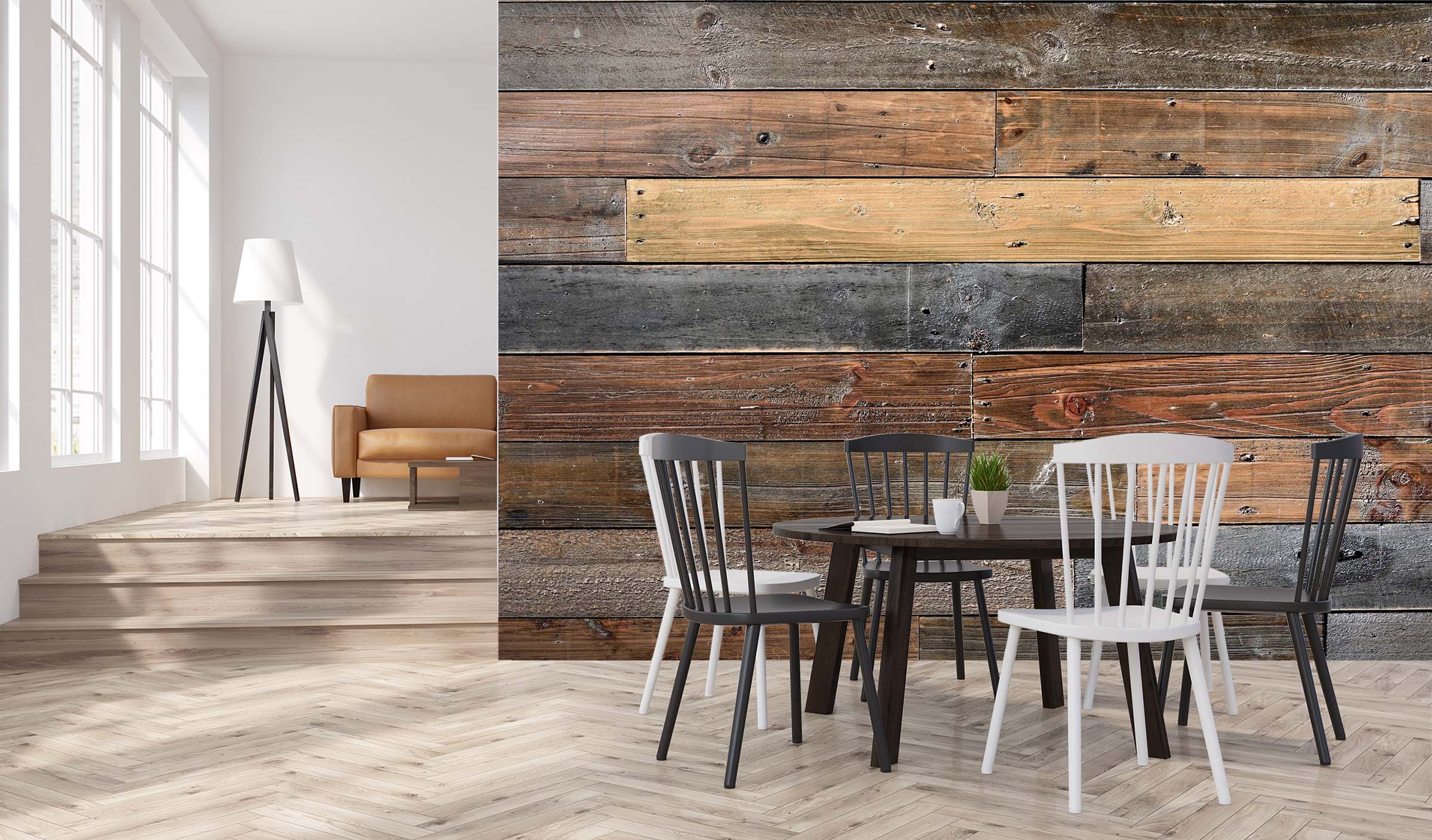 3D Old Wooden Board 139 Wall Murals