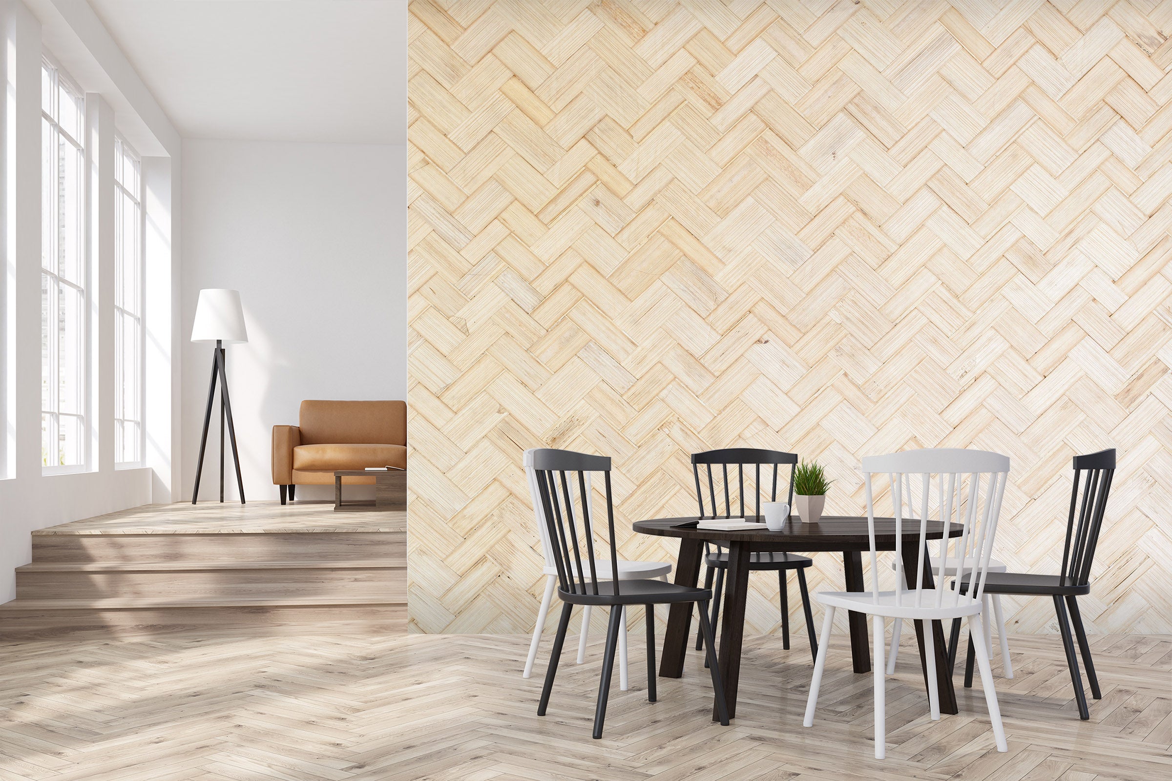 3D Mat Bamboo 71 Wall Murals