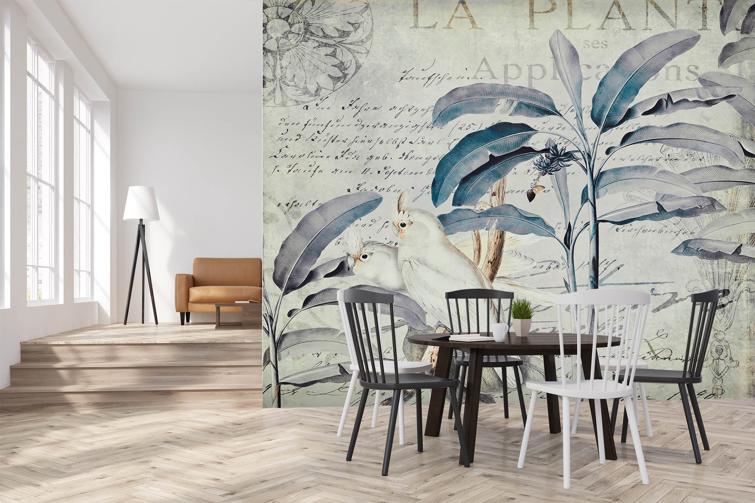 3D White Bird 1423 Andrea haase Wall Mural Wall Murals