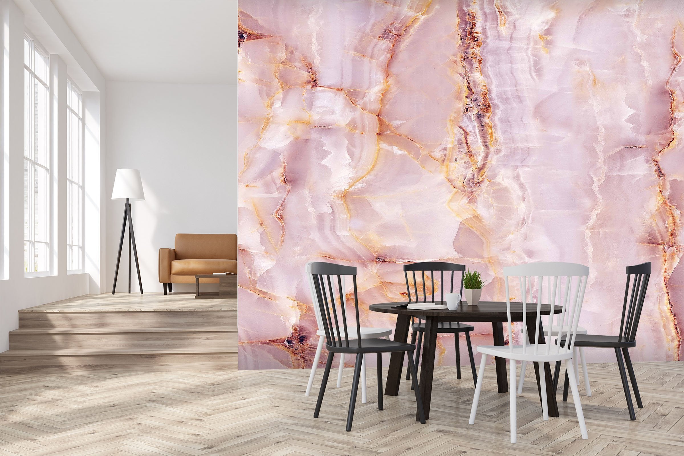 3D Pink Irregular Line 48 Wallpaper AJ Wallpaper