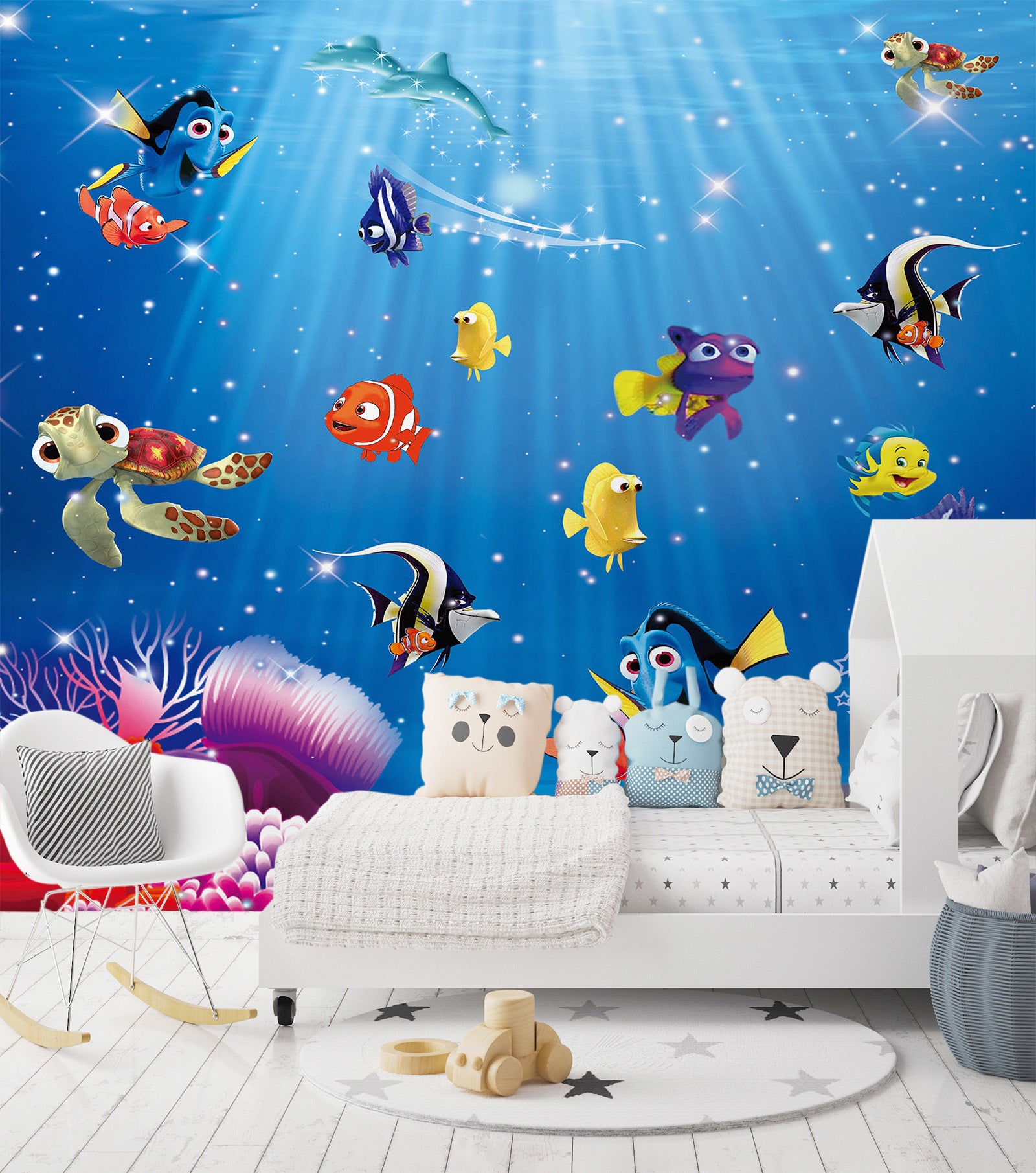 3D The Underwater World 1709 Wall Murals