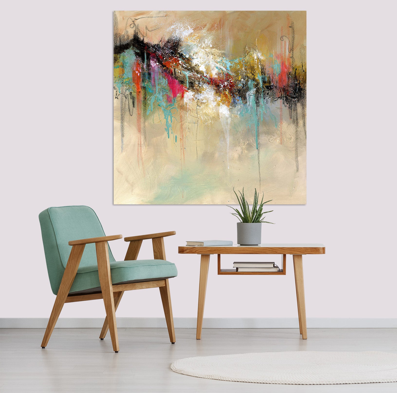 3D Color Graffiti 005 Anne Farrall Doyle Wall Sticker