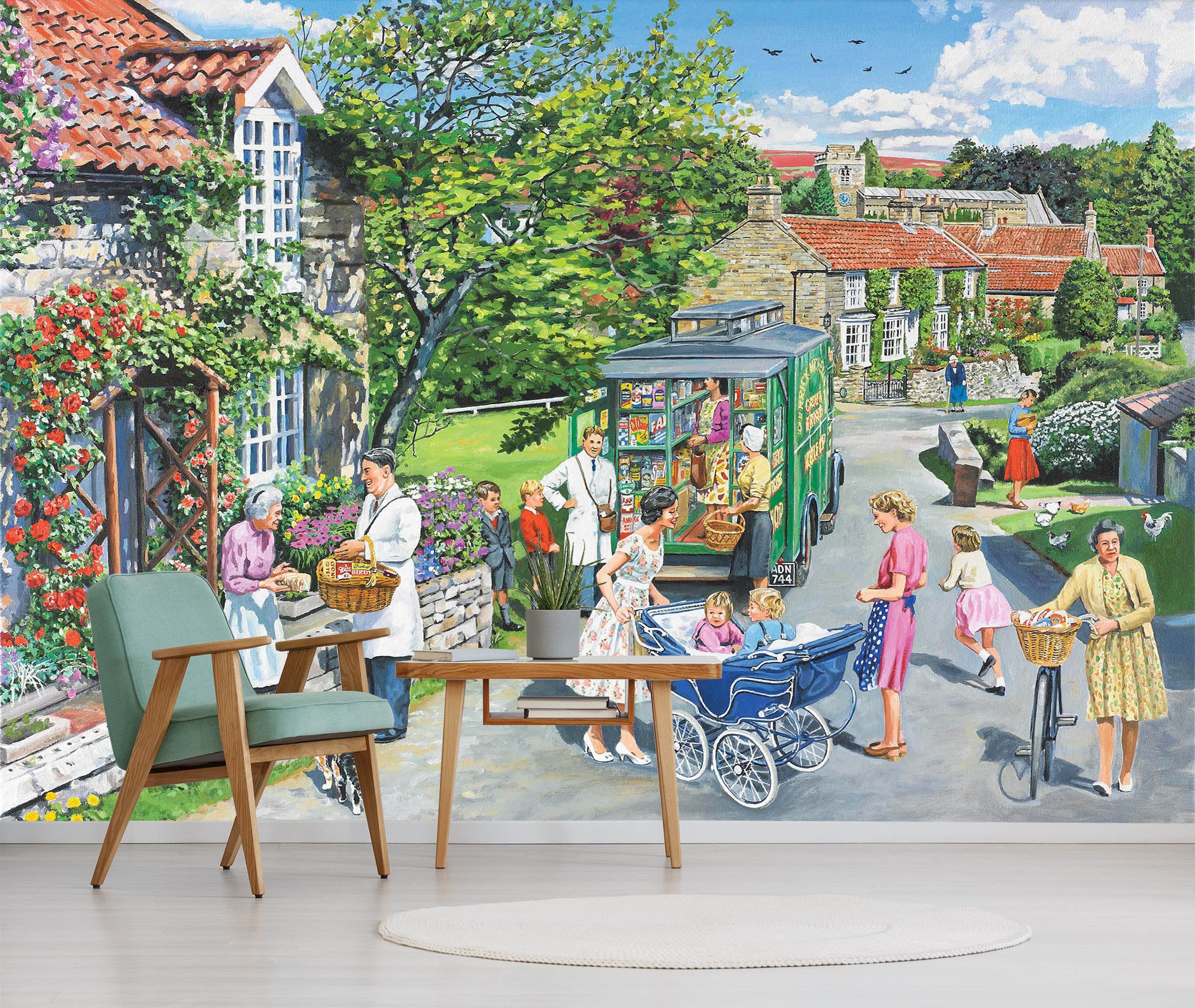 3D The Mobile Shop 1060 Trevor Mitchell Wall Mural Wall Murals