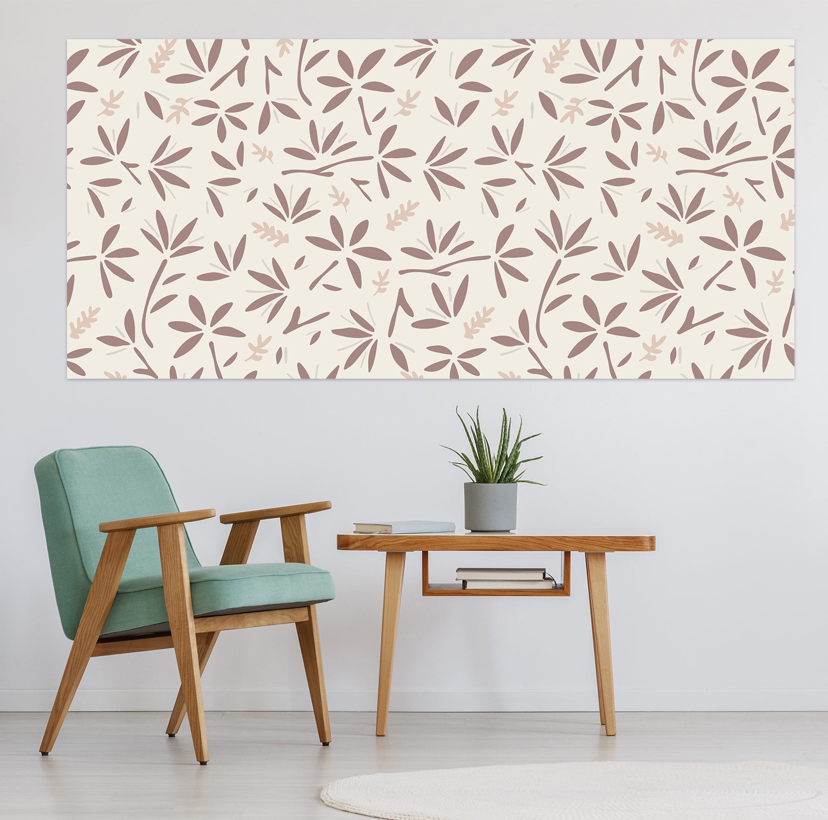3D Flower Pattern 005 Jillian Helvey Wall Sticker