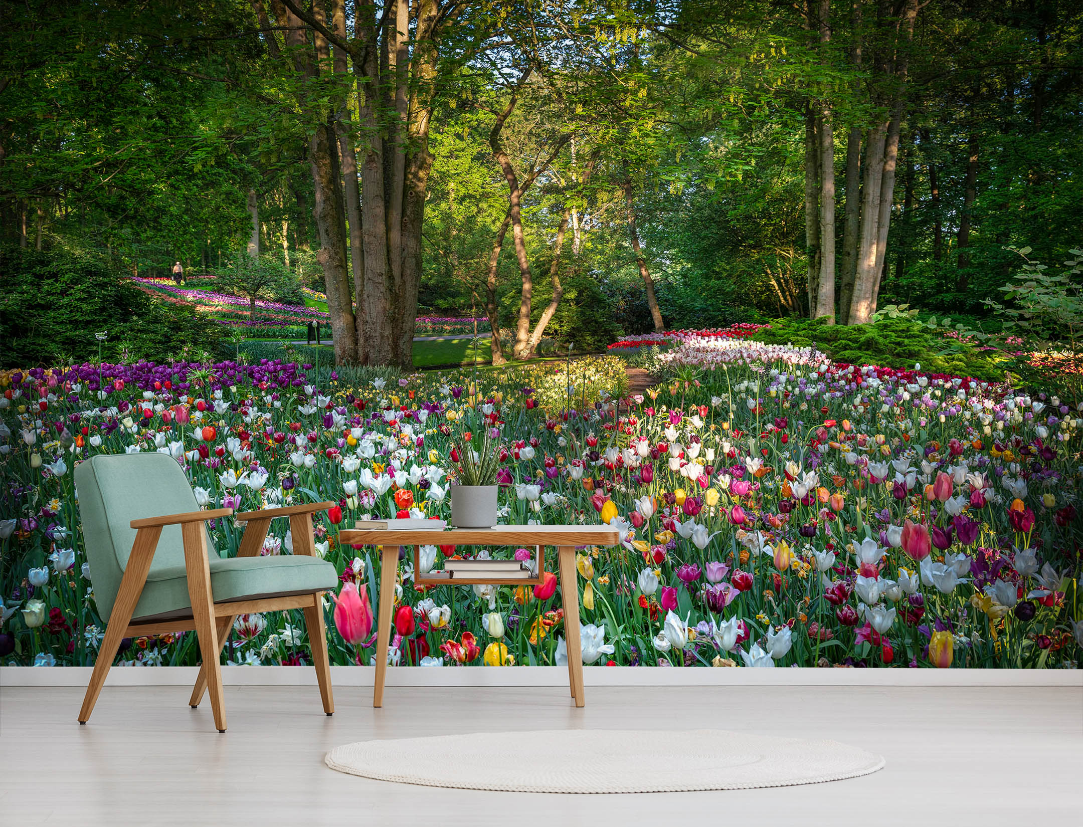 3D Forest Garden 1417 Marco Carmassi Wall Mural Wall Murals