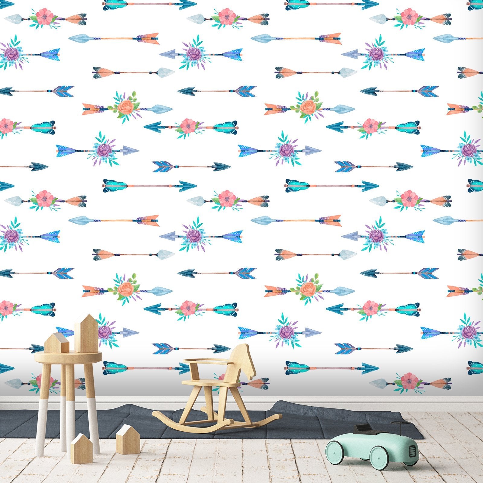 3D Arrow Flower 263 Wallpaper AJ Wallpaper