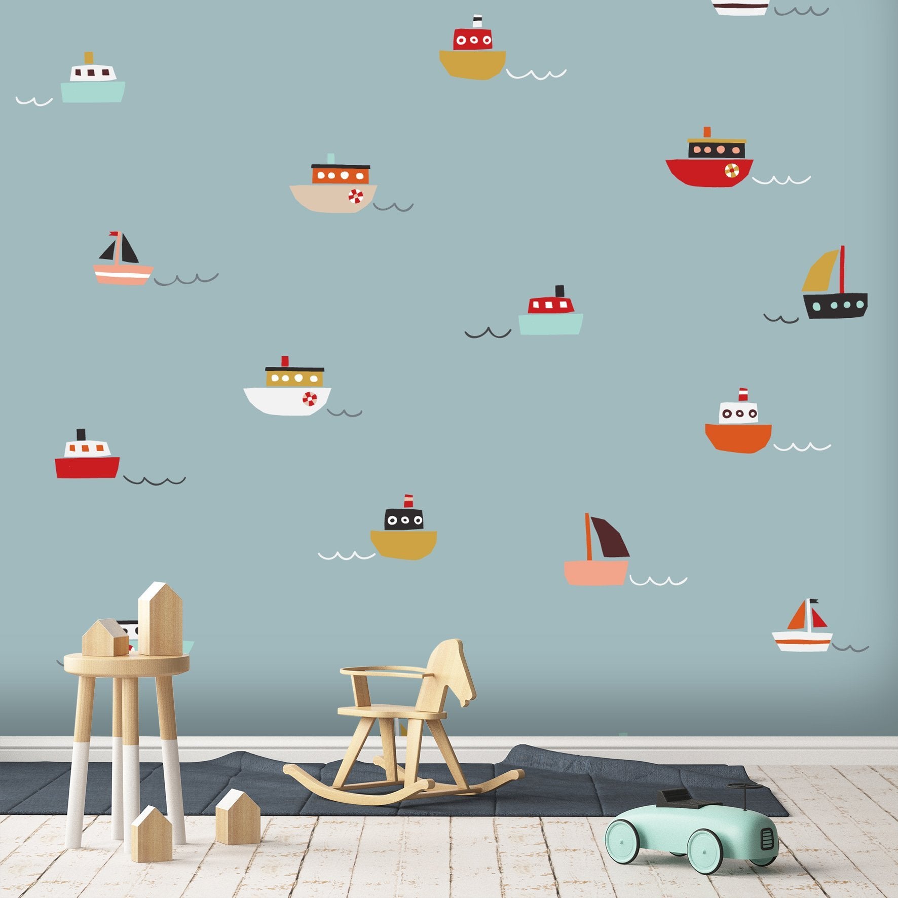 3D Cartoon Ship 089 Wallpaper AJ Wallpaper