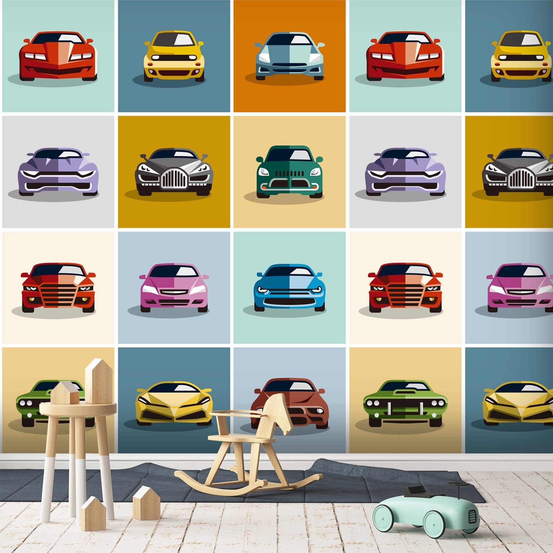 3D Cartoon Luxury Car 701 Wallpaper AJ Wallpaper