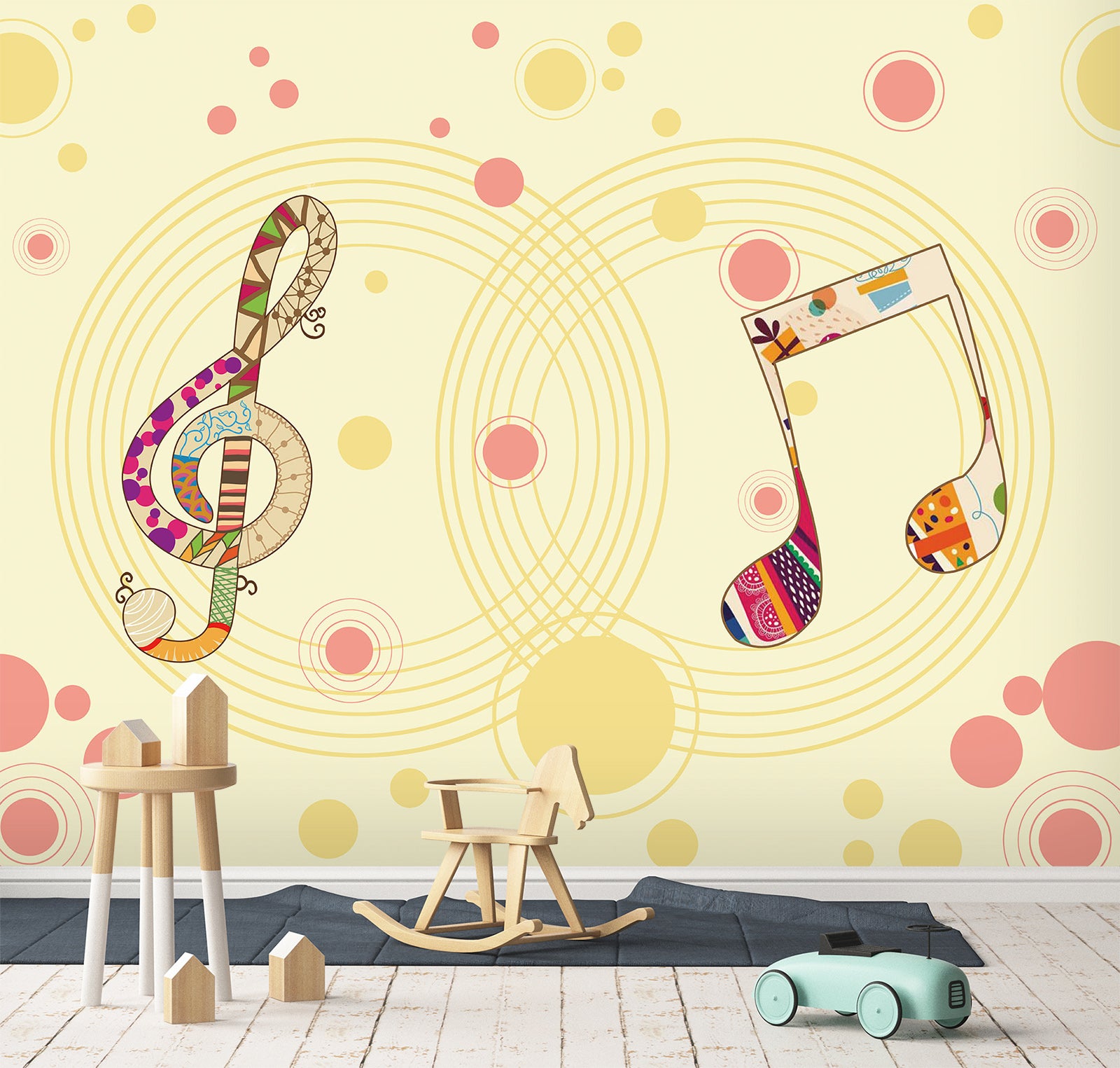 3D Musical Note 1718 Wall Murals