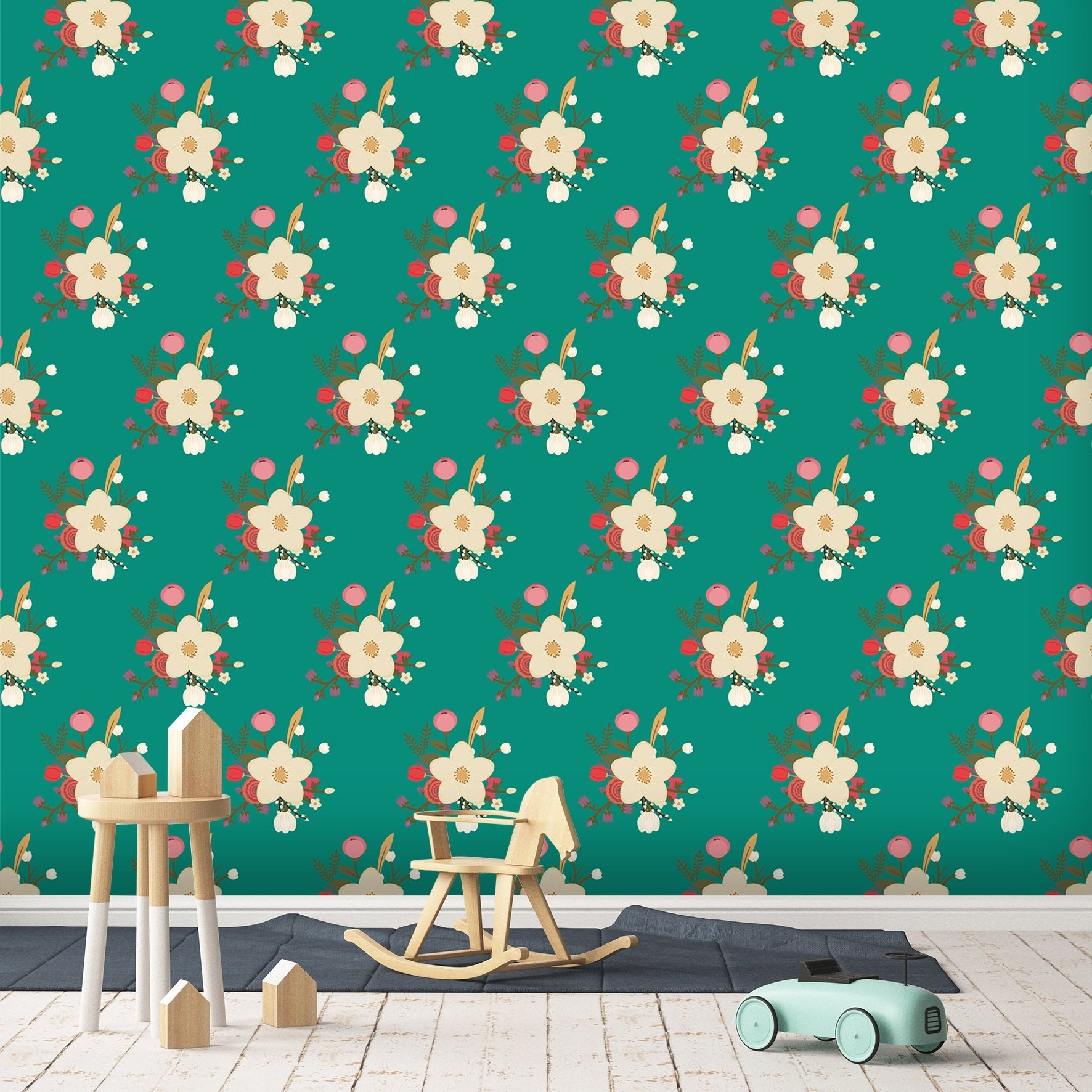 3D Small Flowers 007 Wallpaper AJ Wallpaper