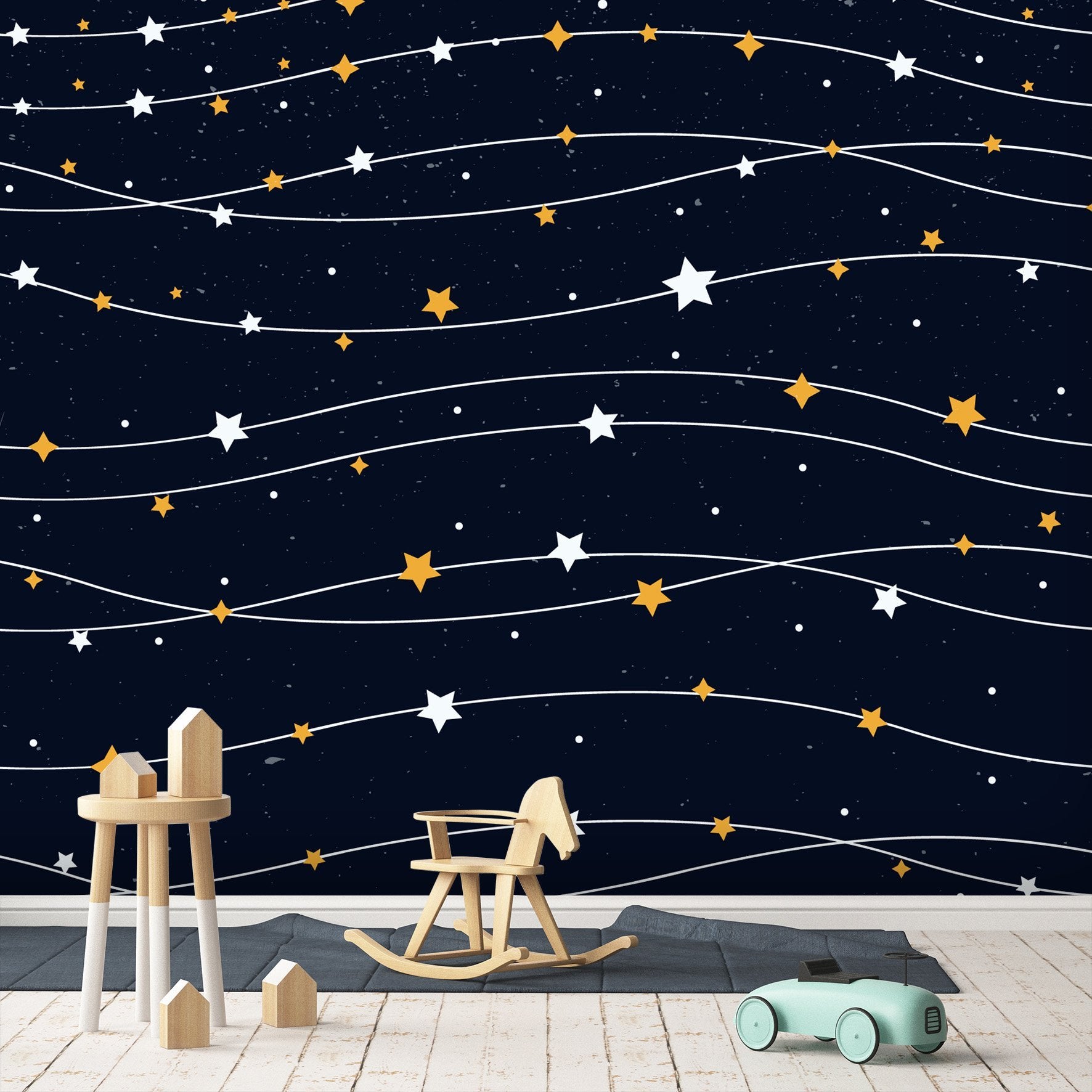 3D Connecting Star 026 Wallpaper AJ Wallpaper