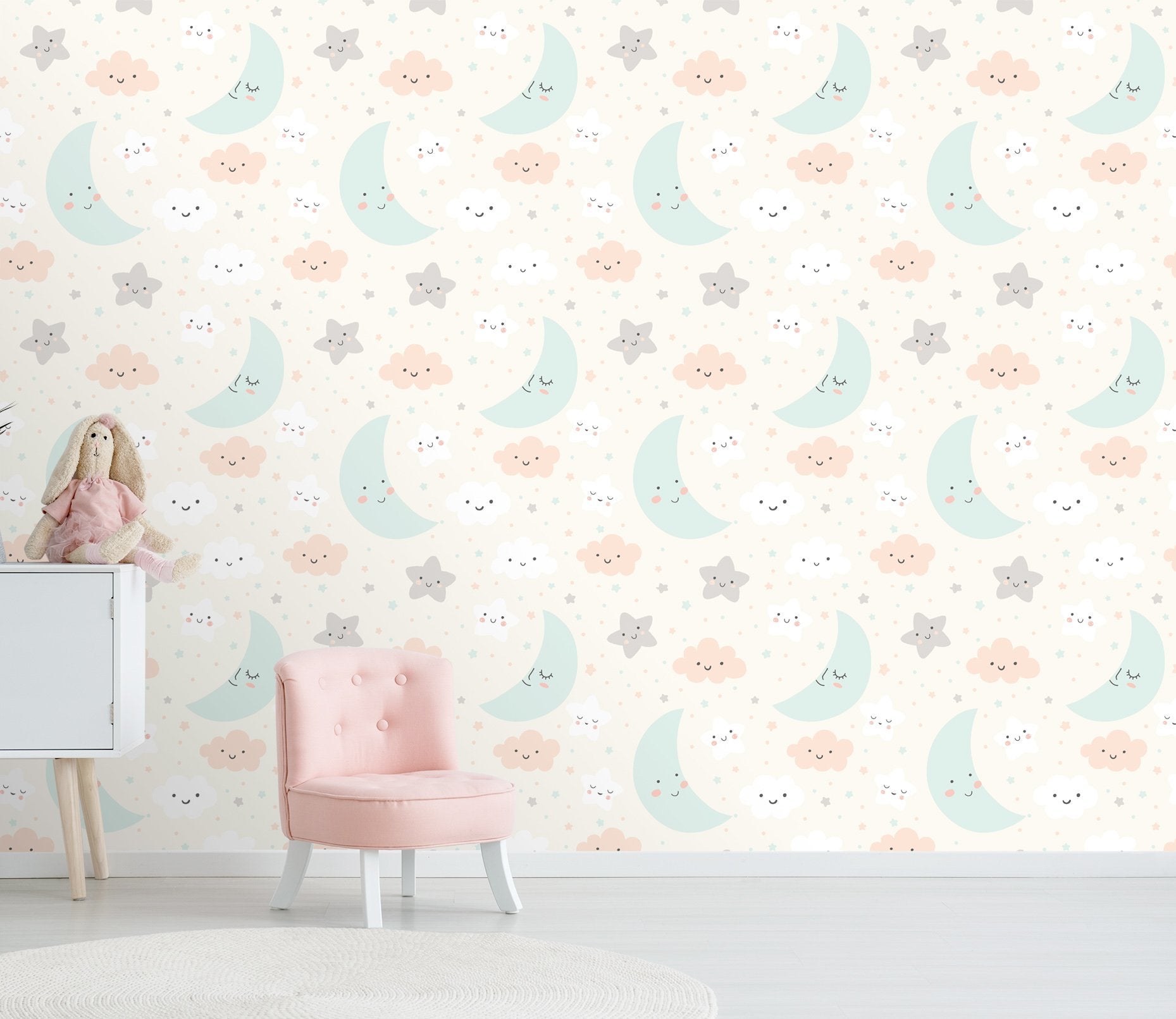 3D Lovely Moon 099 Wallpaper AJ Wallpaper