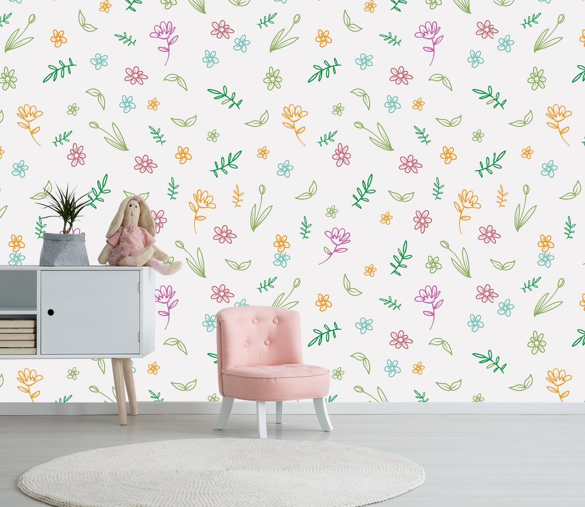 3D Drawing Flowers 005 Wallpaper AJ Wallpaper