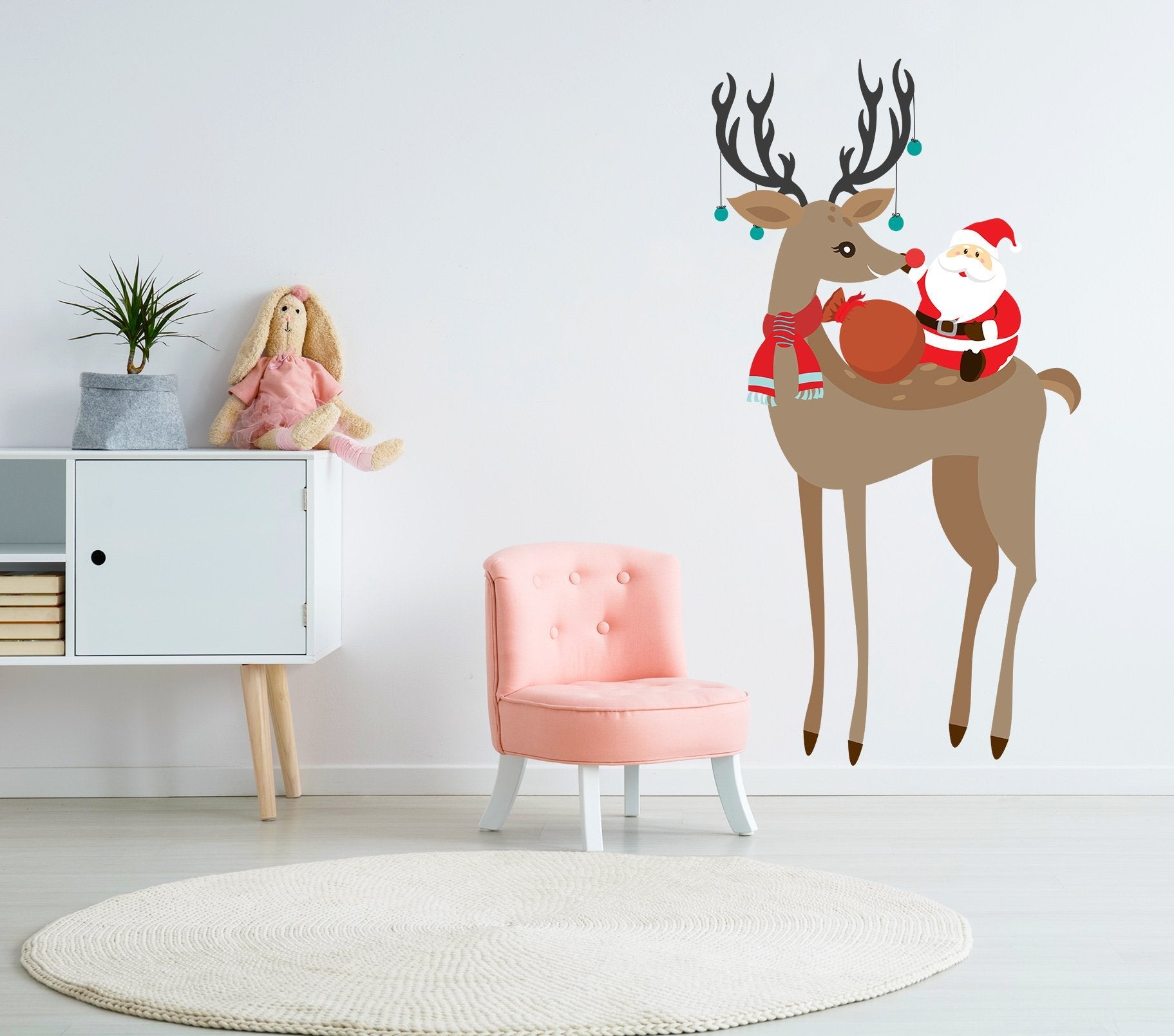 3D Long Legs Deer 47 Wall Stickers Wallpaper AJ Wallpaper