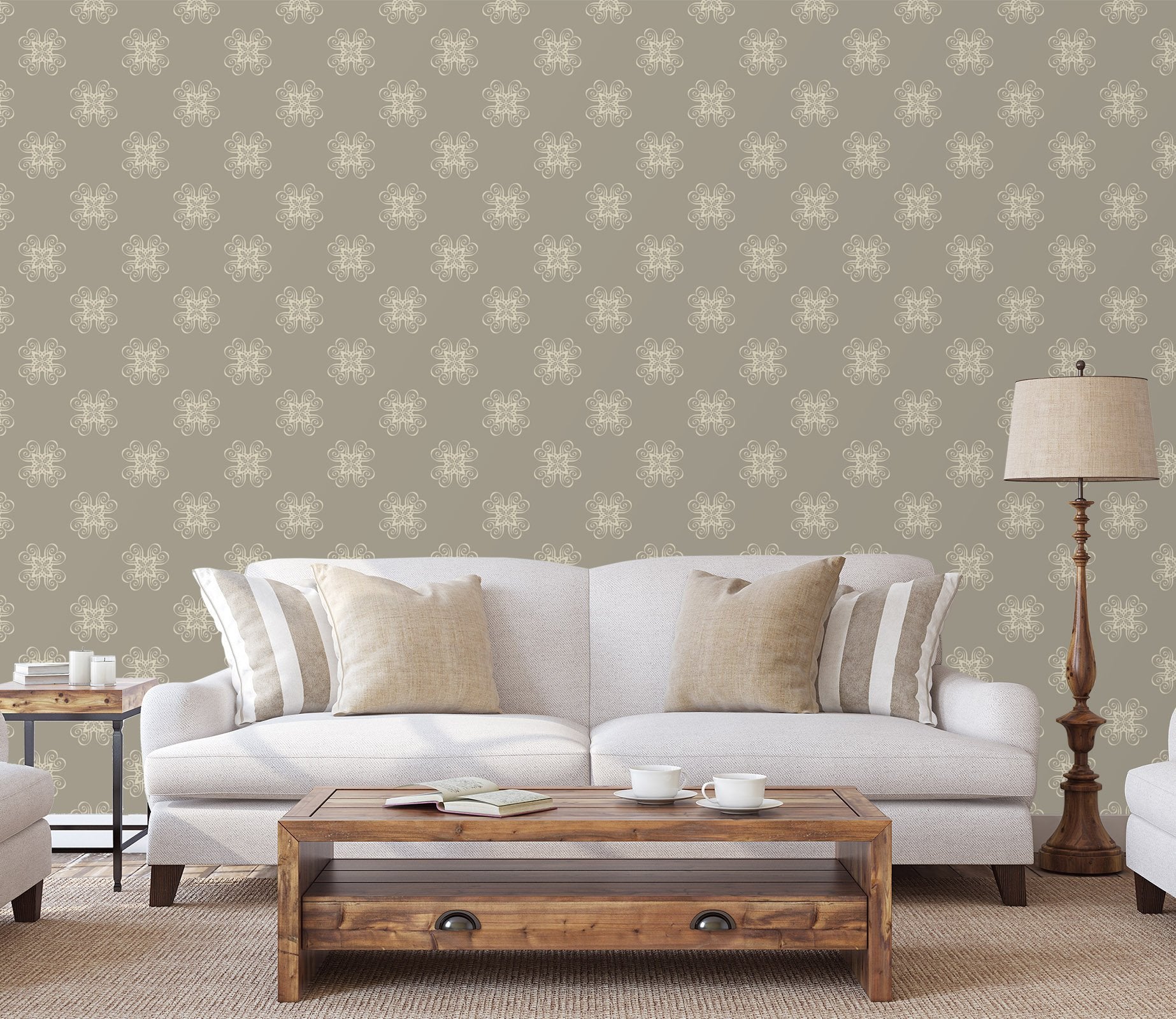 3D Small White Flower 318 Wallpaper AJ Wallpaper