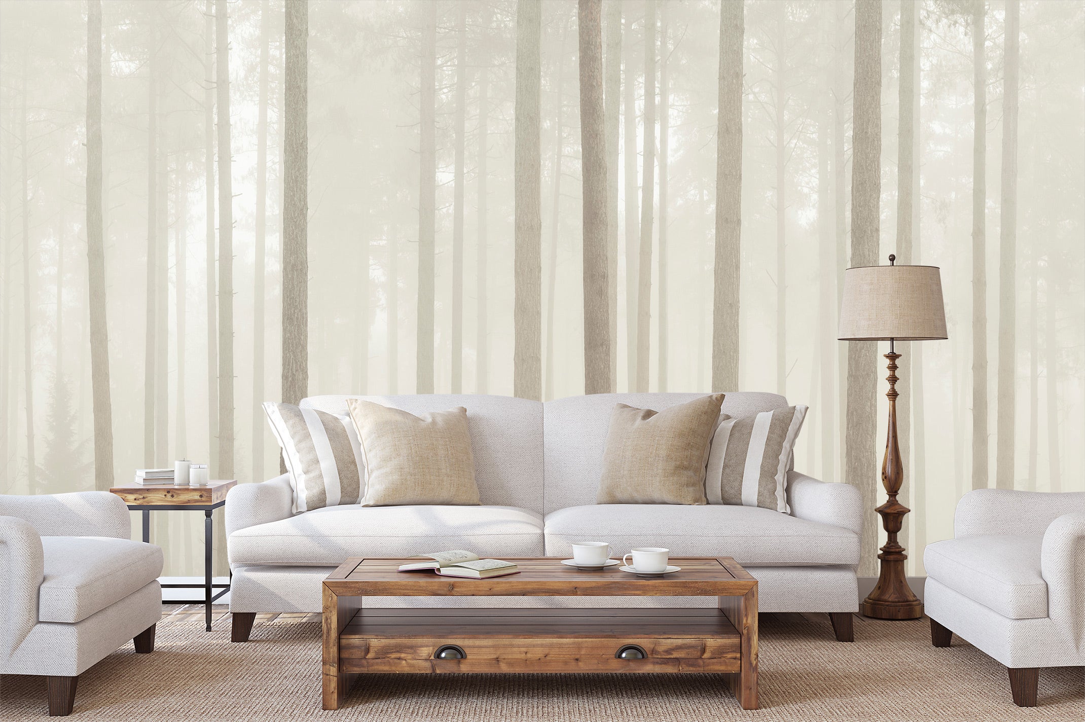 3D Forest Trunk 6286 Assaf Frank Wall Mural Wall Murals