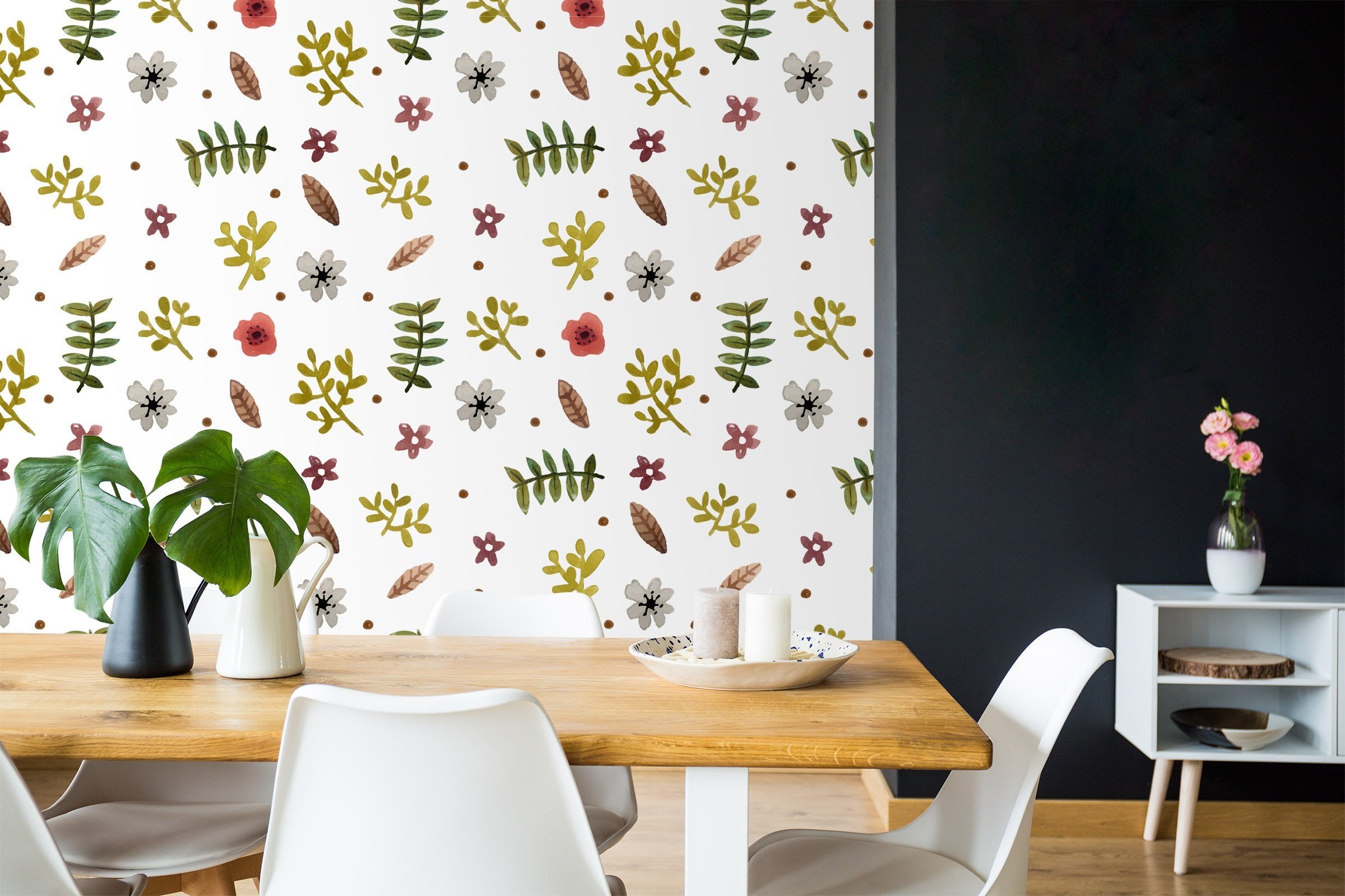 3D Small Red Flower 431 Wallpaper AJ Wallpaper