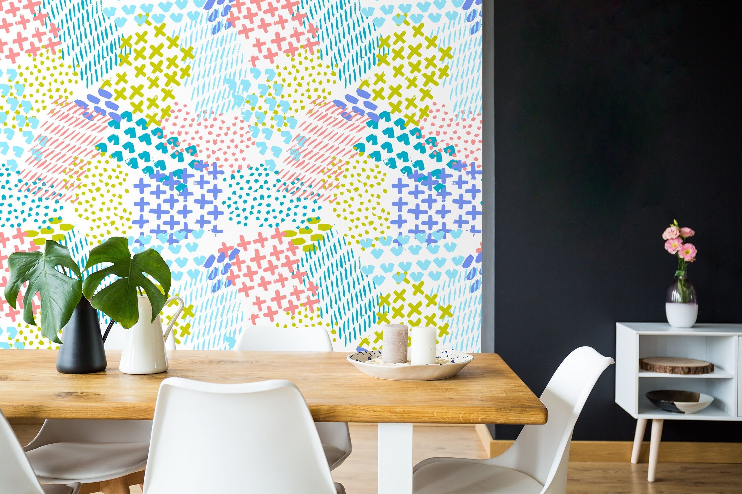 3D Colorful Graffiti 513 Wallpaper AJ Wallpaper