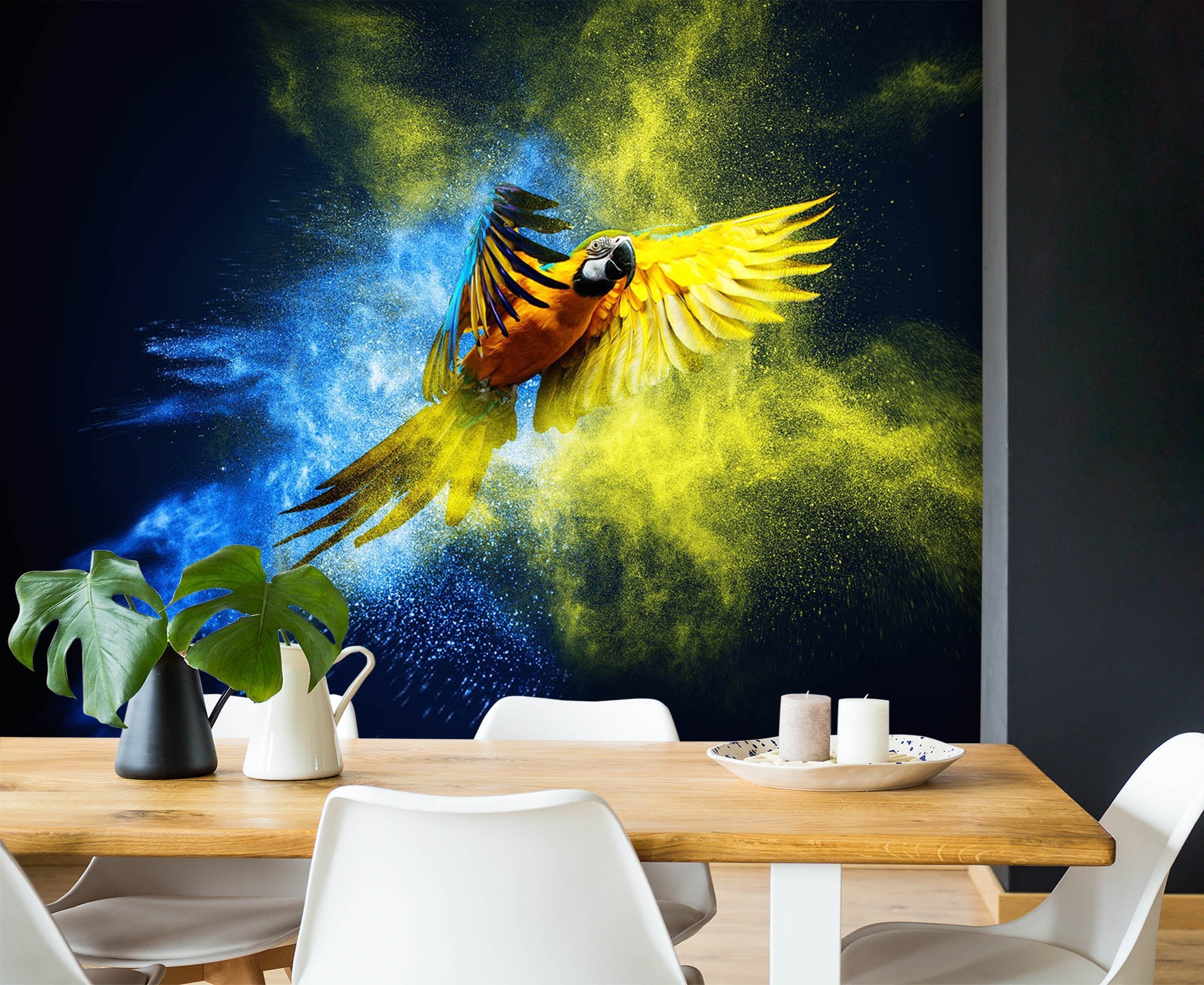 3D Parrot Flying 509 Wallpaper AJ Wallpaper 2