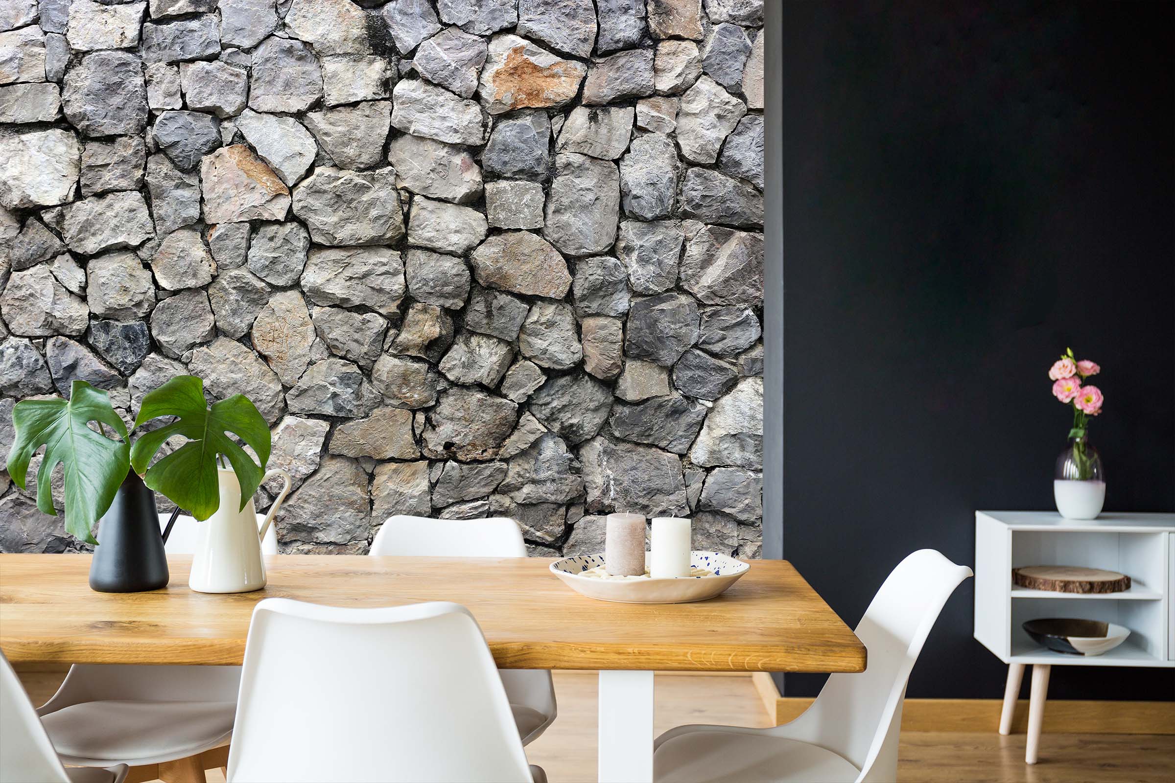 3D Original Stone Wall 012 Wall Murals Wallpaper AJ Wallpaper 2