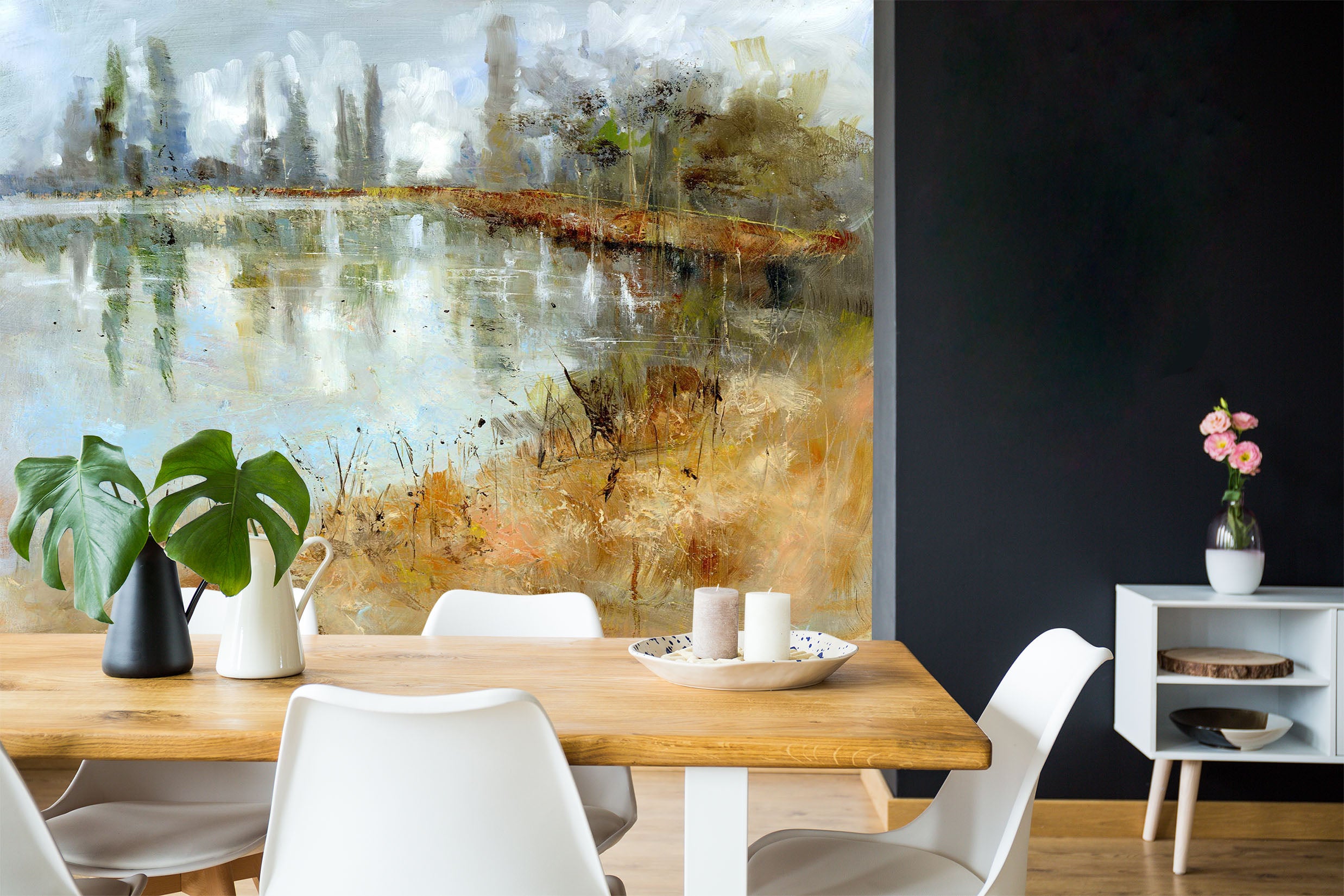 3D Country Road 1412 Anne Farrall Doyle Wall Mural Wall Murals