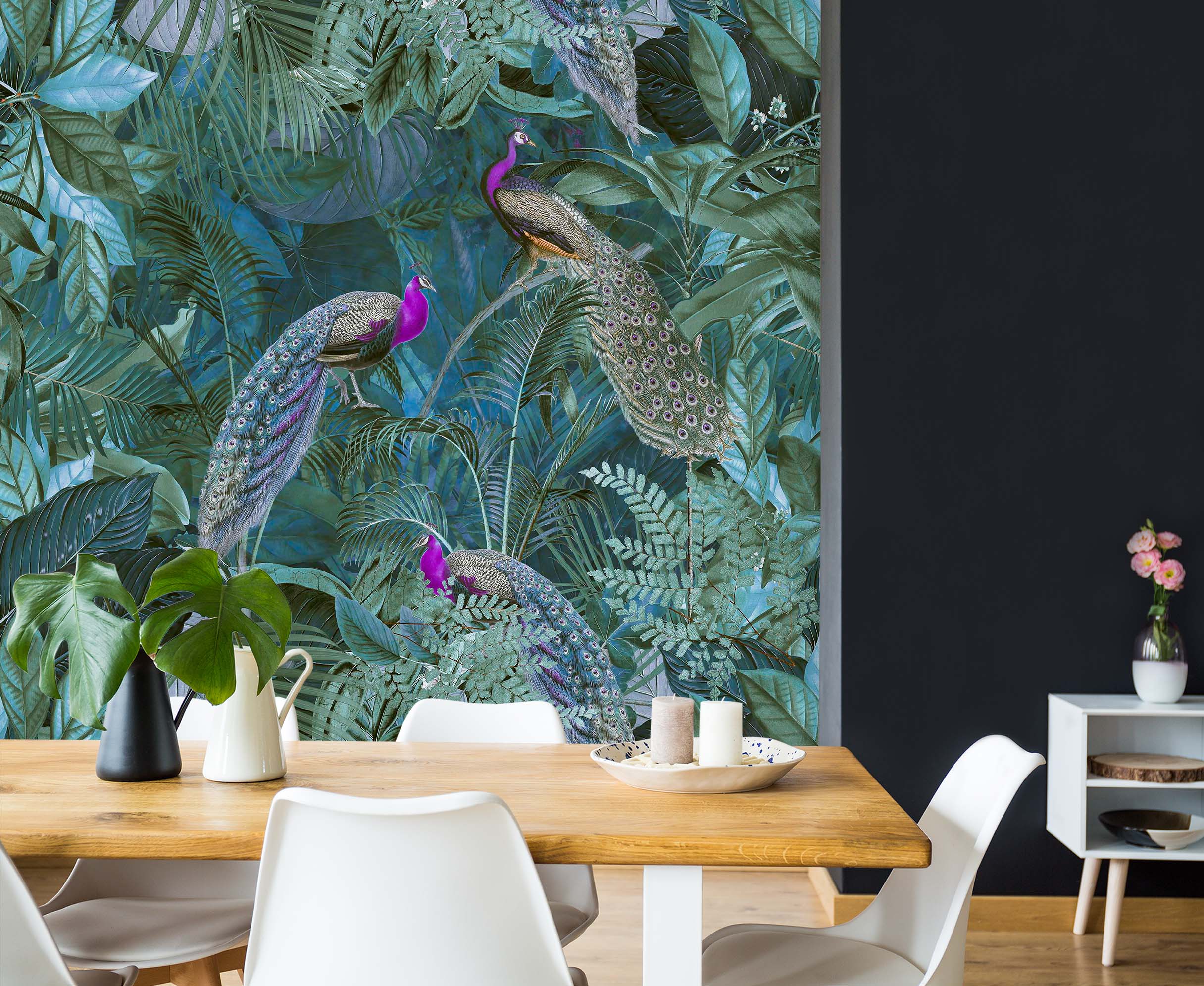 3D Quiet Leaves 1008 Andrea haase Wall Mural Wall Murals