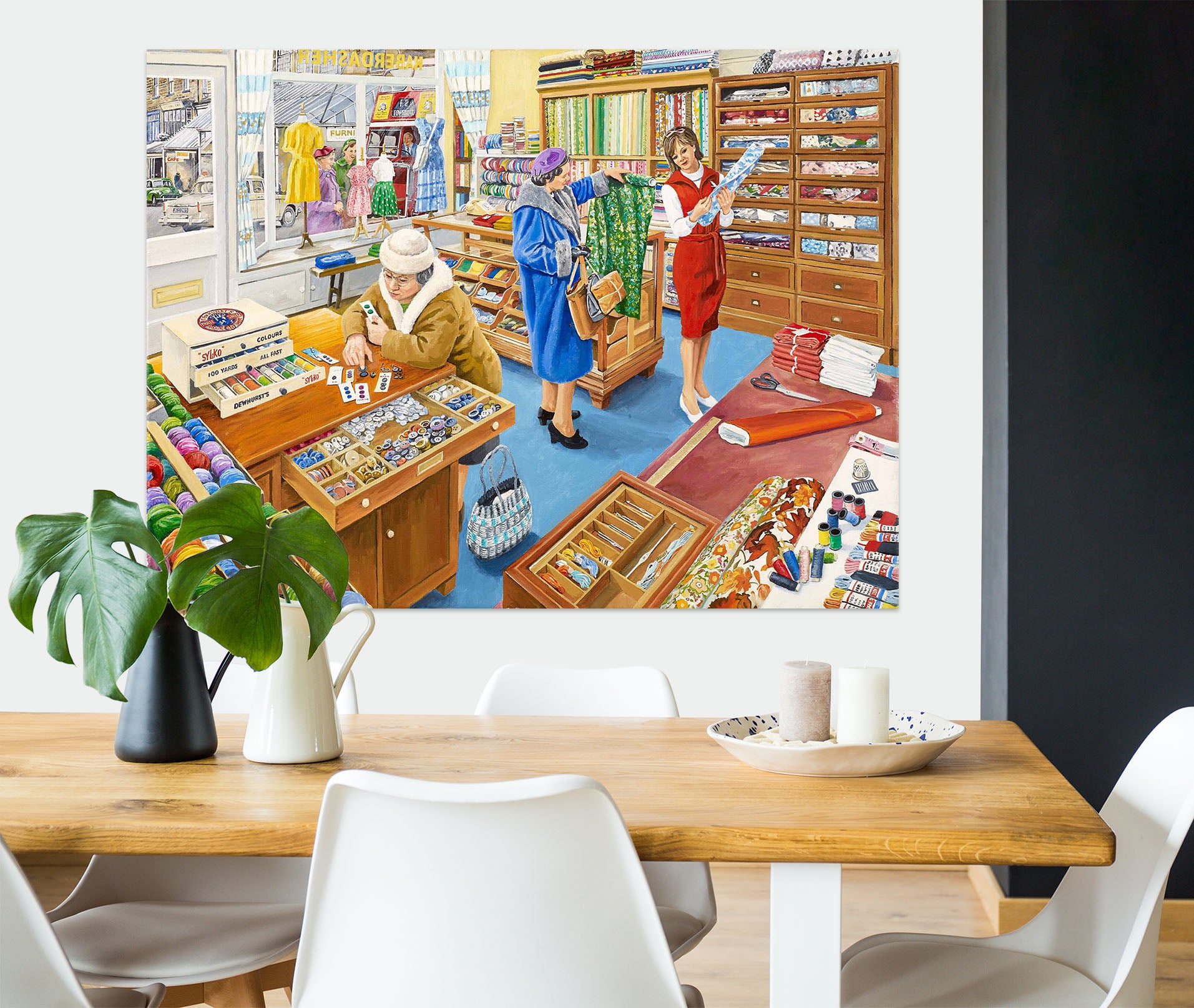 3D The Haberdasher 070 Trevor Mitchell Wall Sticker