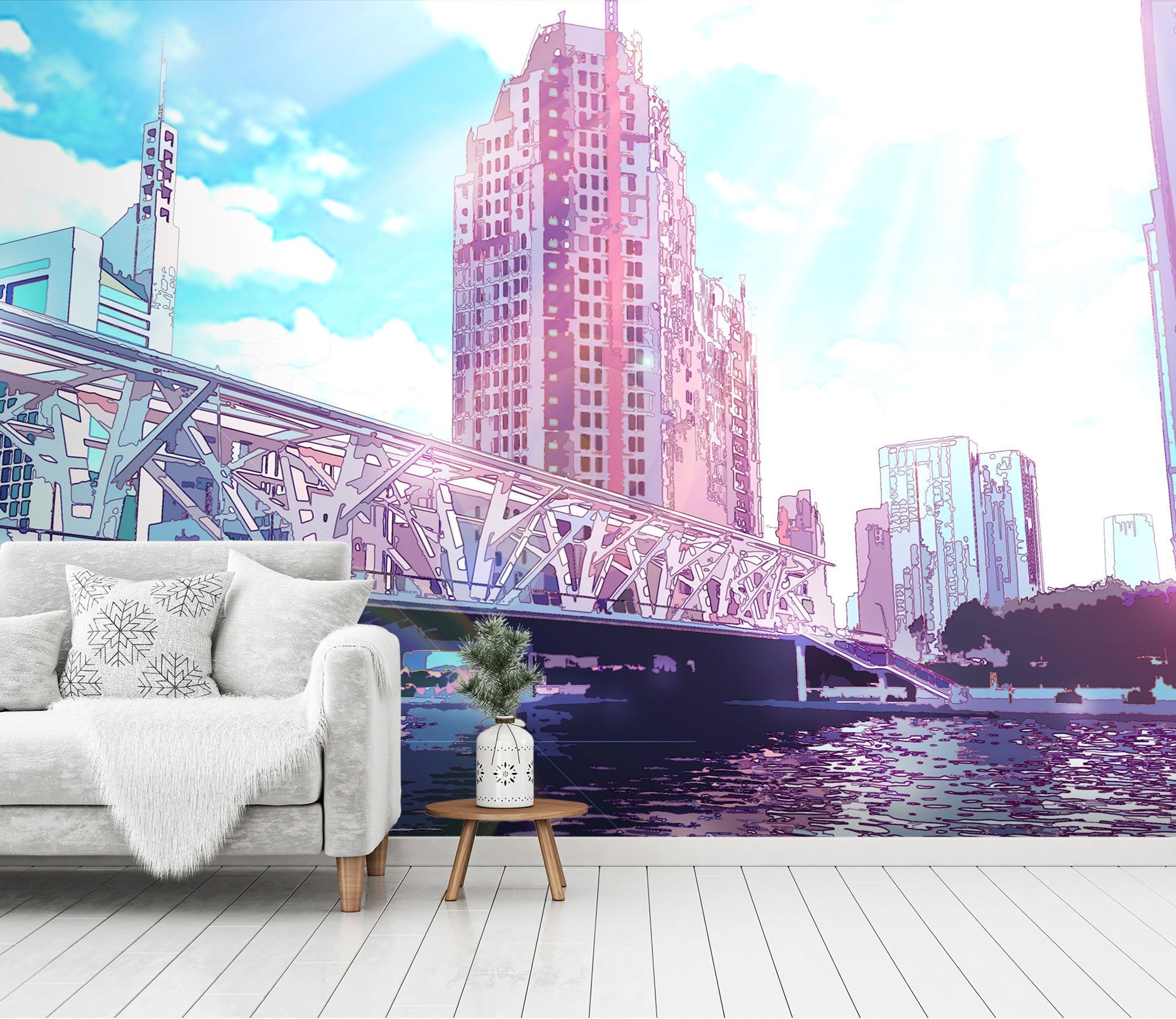 3D Beautiful City 102 Wallpaper AJ Wallpaper