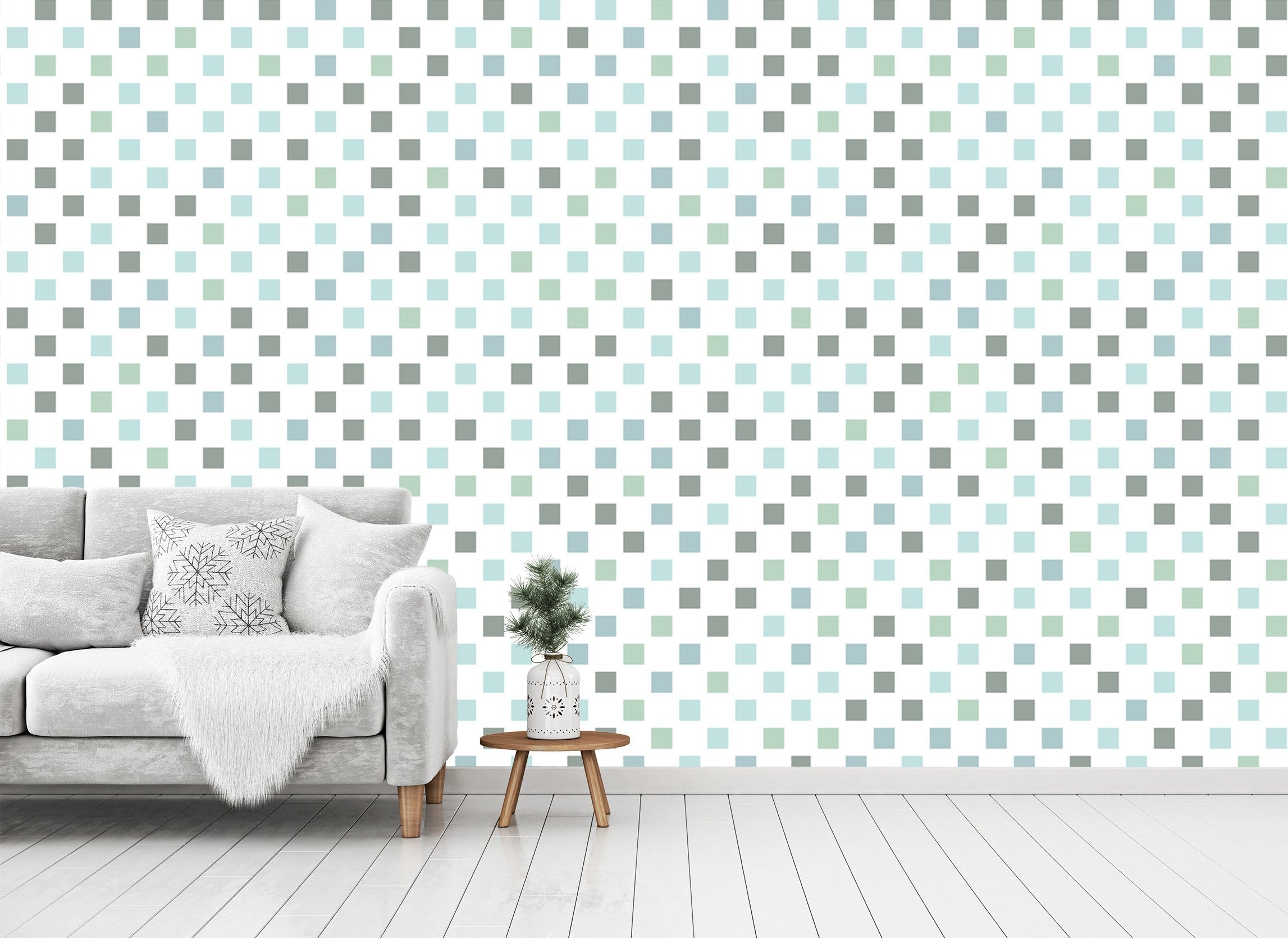 3D Square Pattern 027 Wallpaper AJ Wallpaper