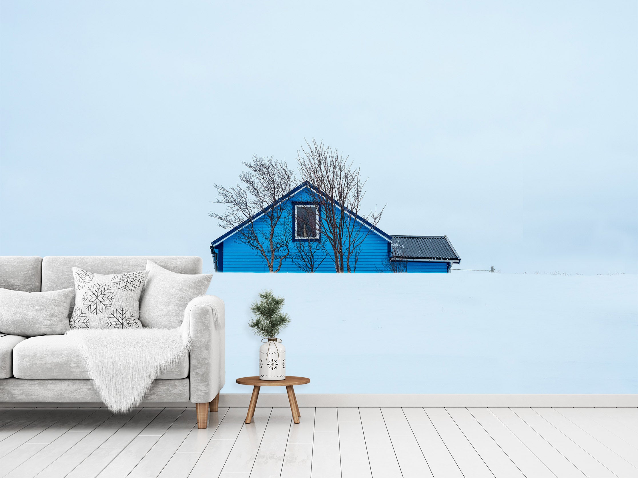 3D Snow Hut 1417 Marco Carmassi Wall Mural Wall Murals