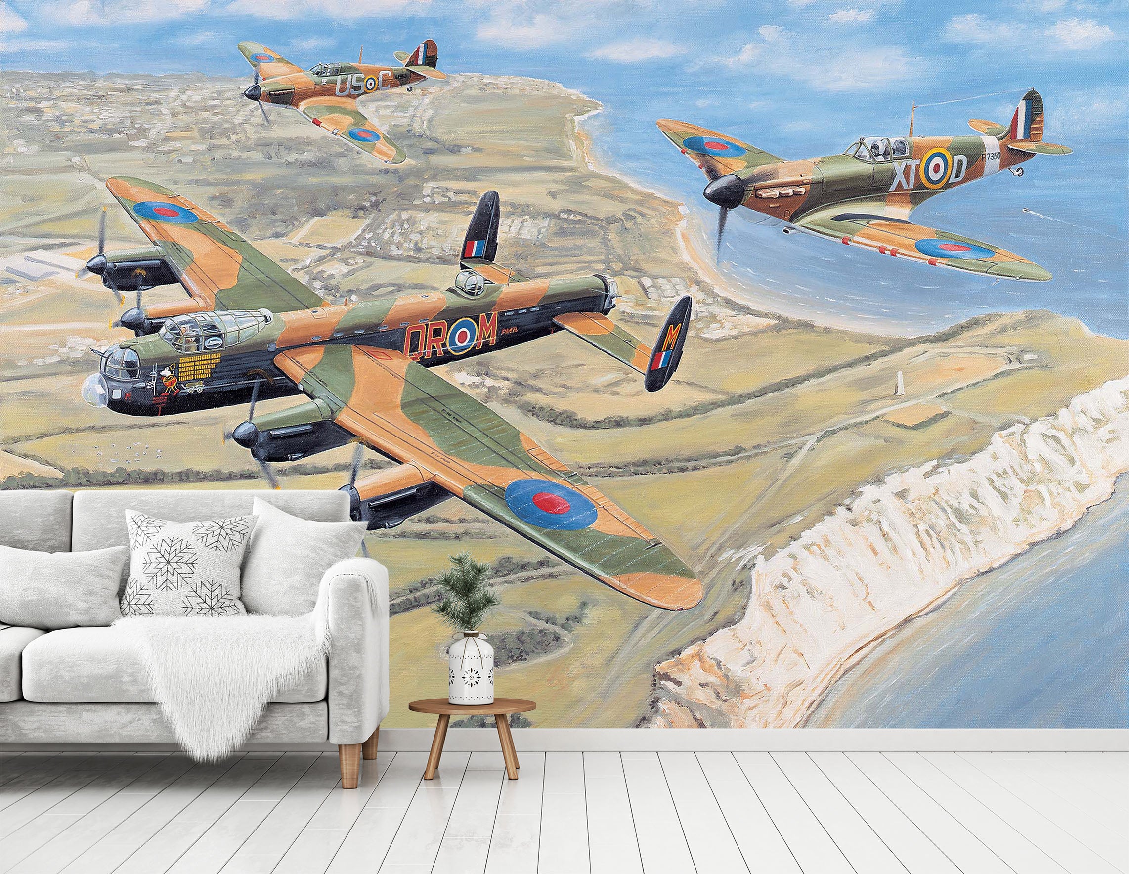 3D Military Aircraft 1007 Trevor Mitchell Wall Mural Wall Murals