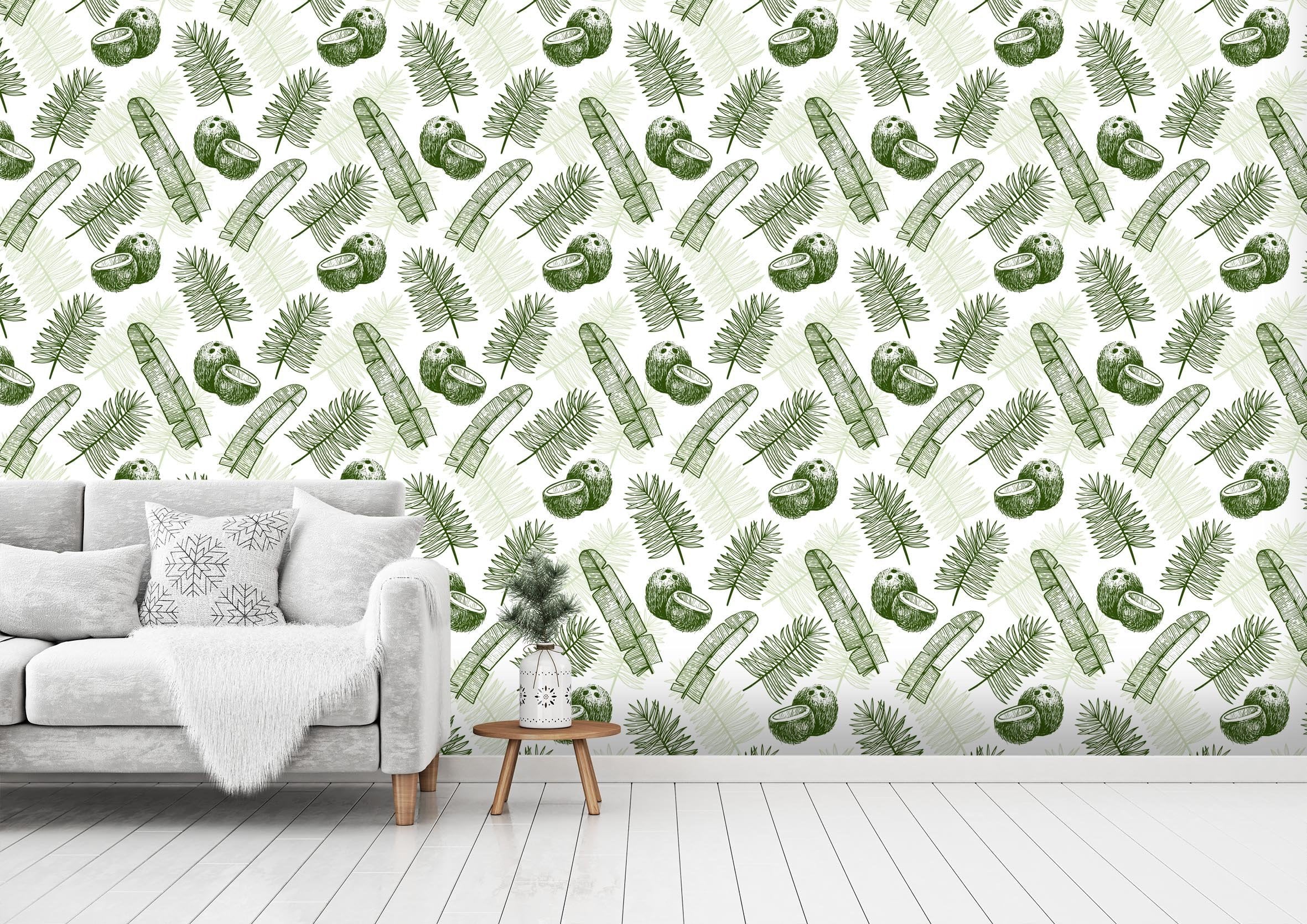 3D Coconut Pattern 433 Wallpaper AJ Wallpaper