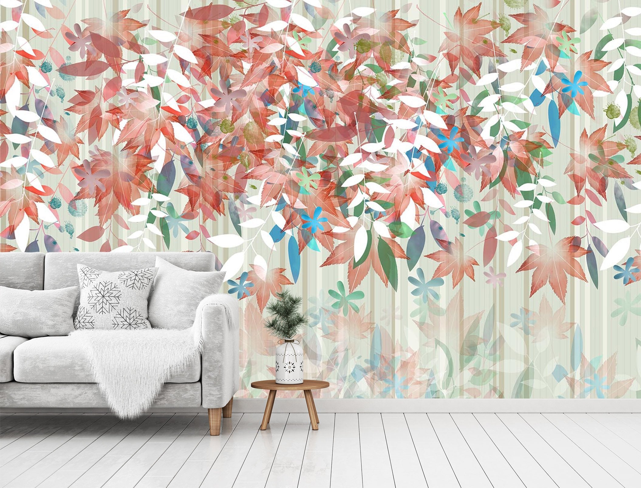 3D Red Leaf 560 Wallpaper AJ Wallpaper 2