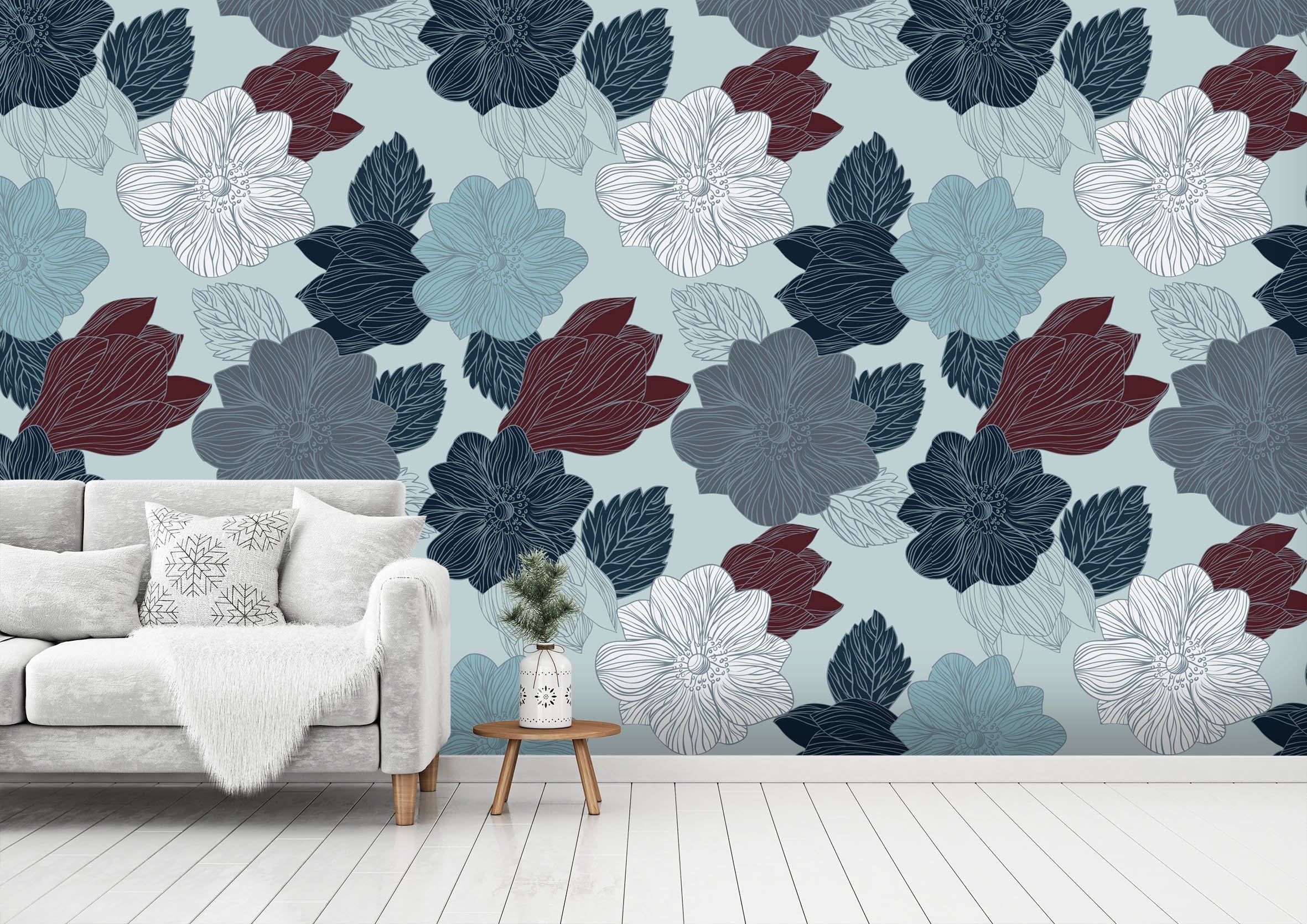 3D Blooming Flower 056 Wallpaper AJ Wallpaper