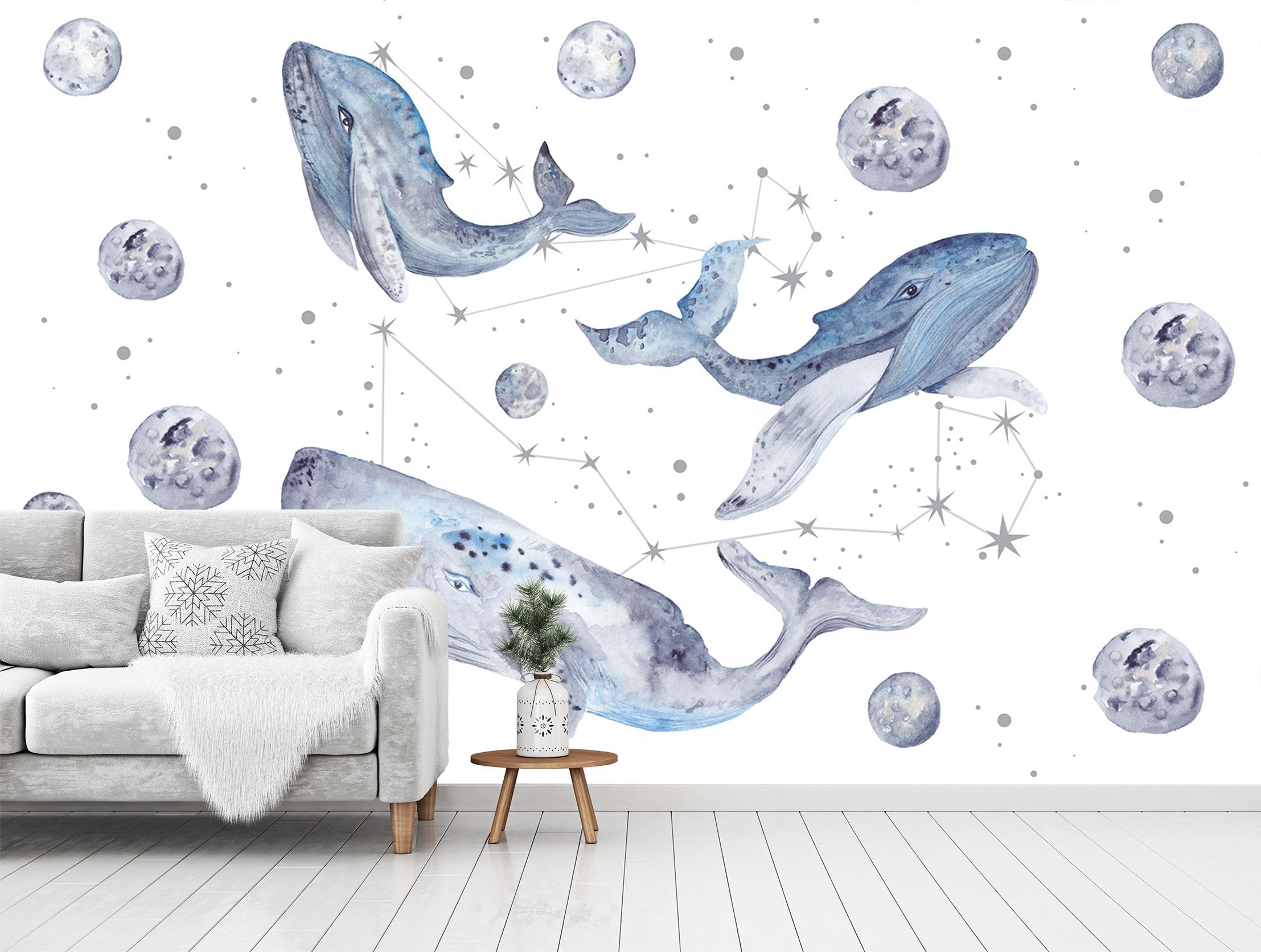 3D Painting Whale Stone 531 Wallpaper AJ Wallpaper 2