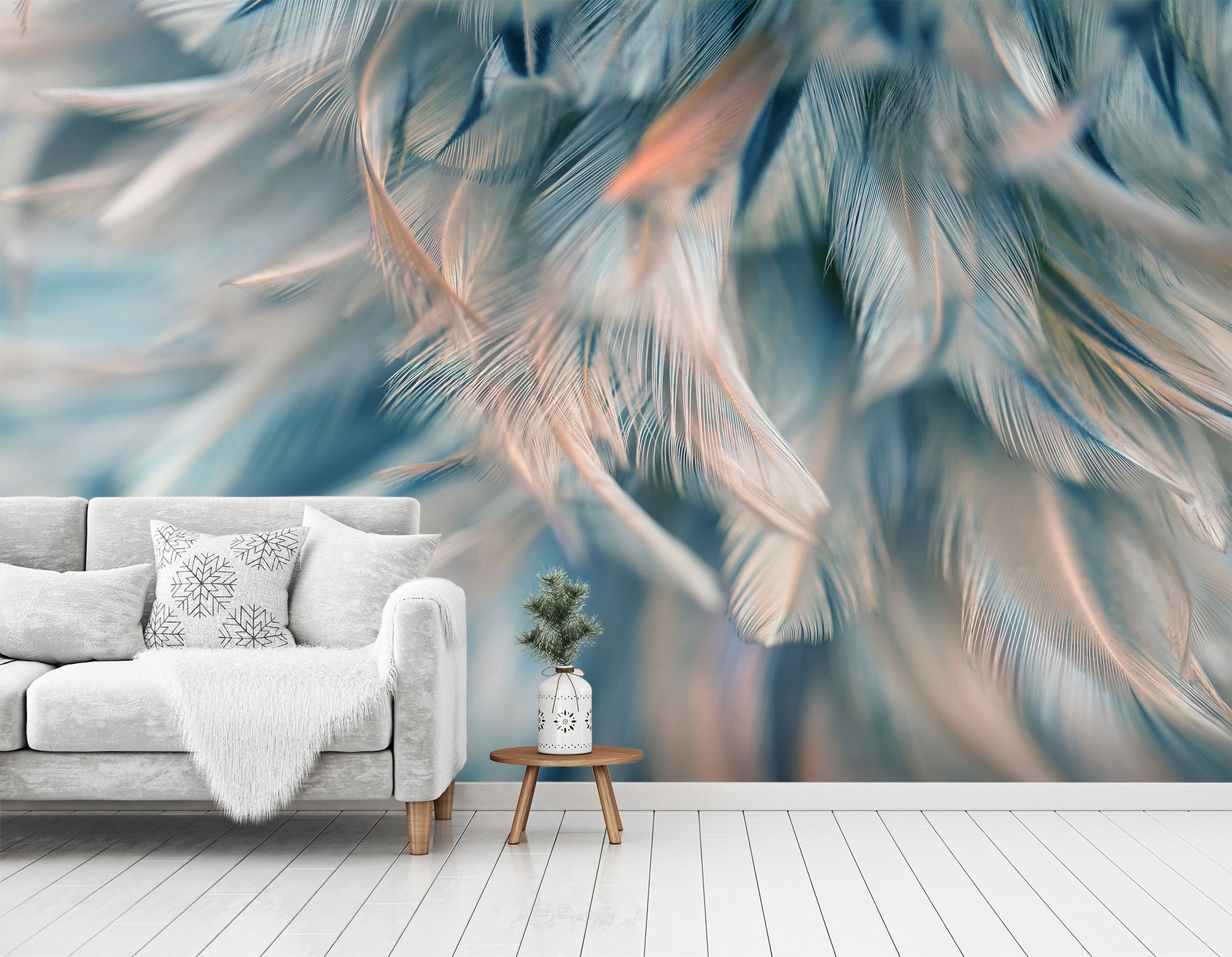 3D Feather 1473 Wall Murals