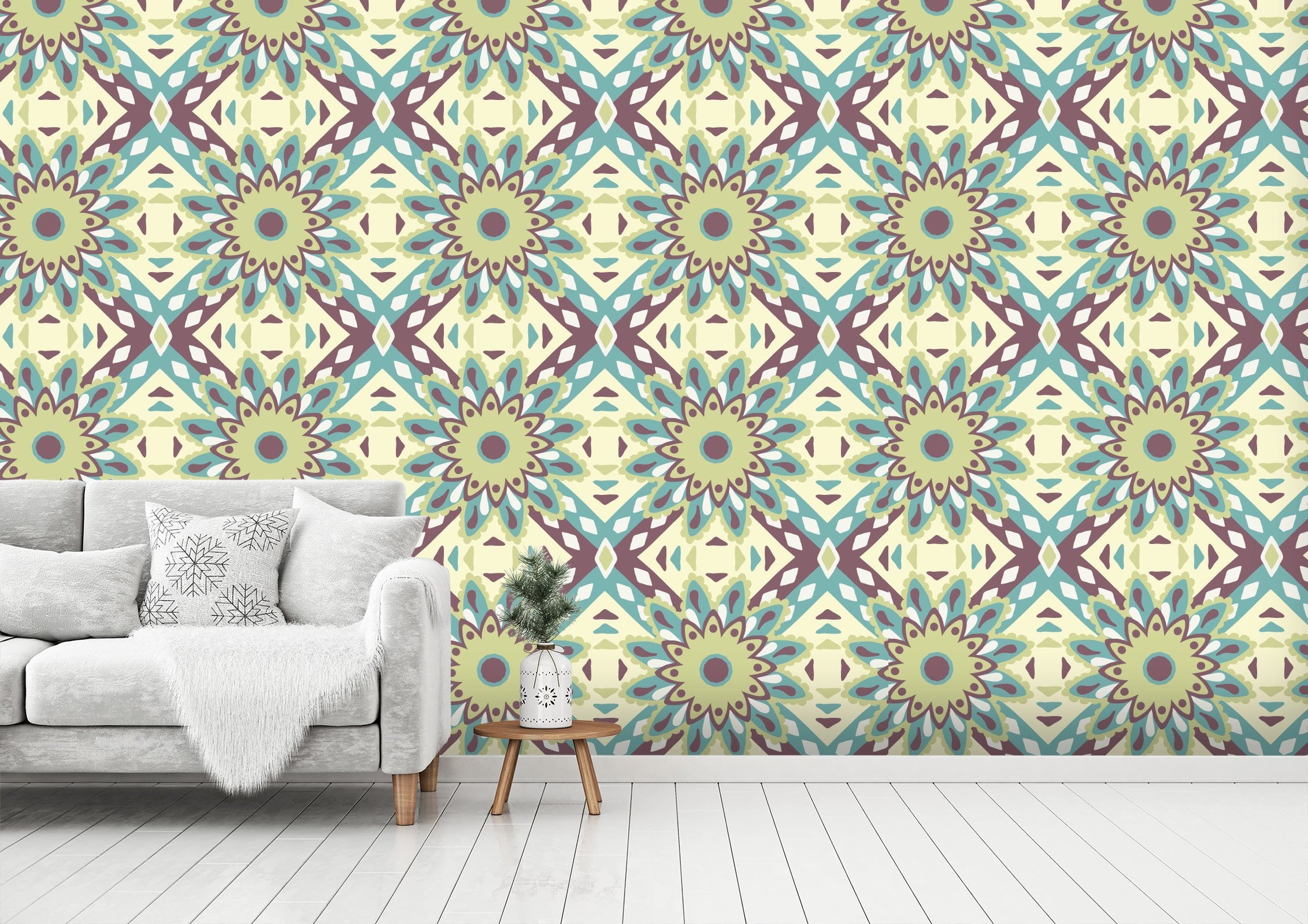 3D Large Flower Pattern 244 Wallpaper AJ Wallpaper